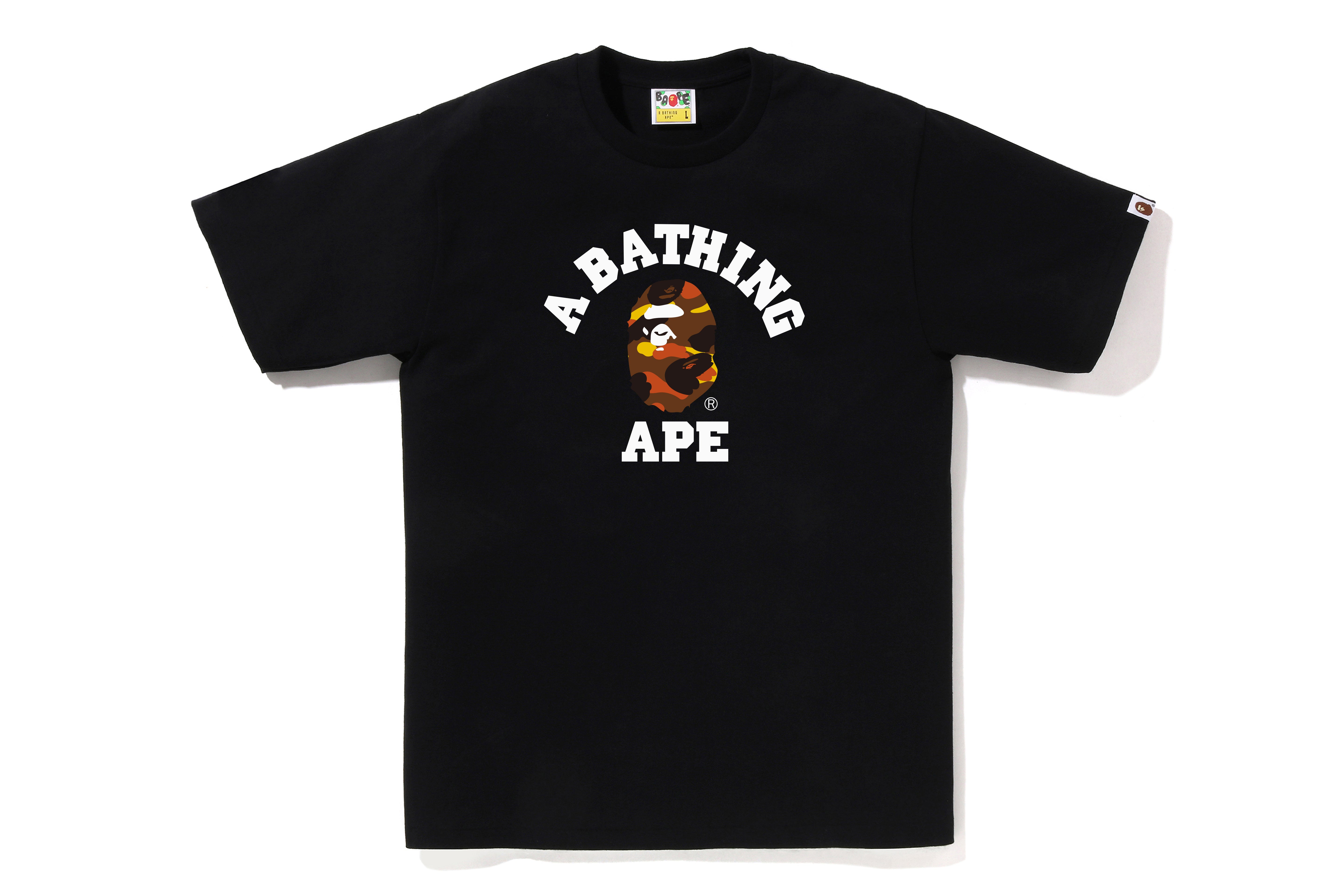 1ST CAMO COLLEGE TEE – eu.bape.com