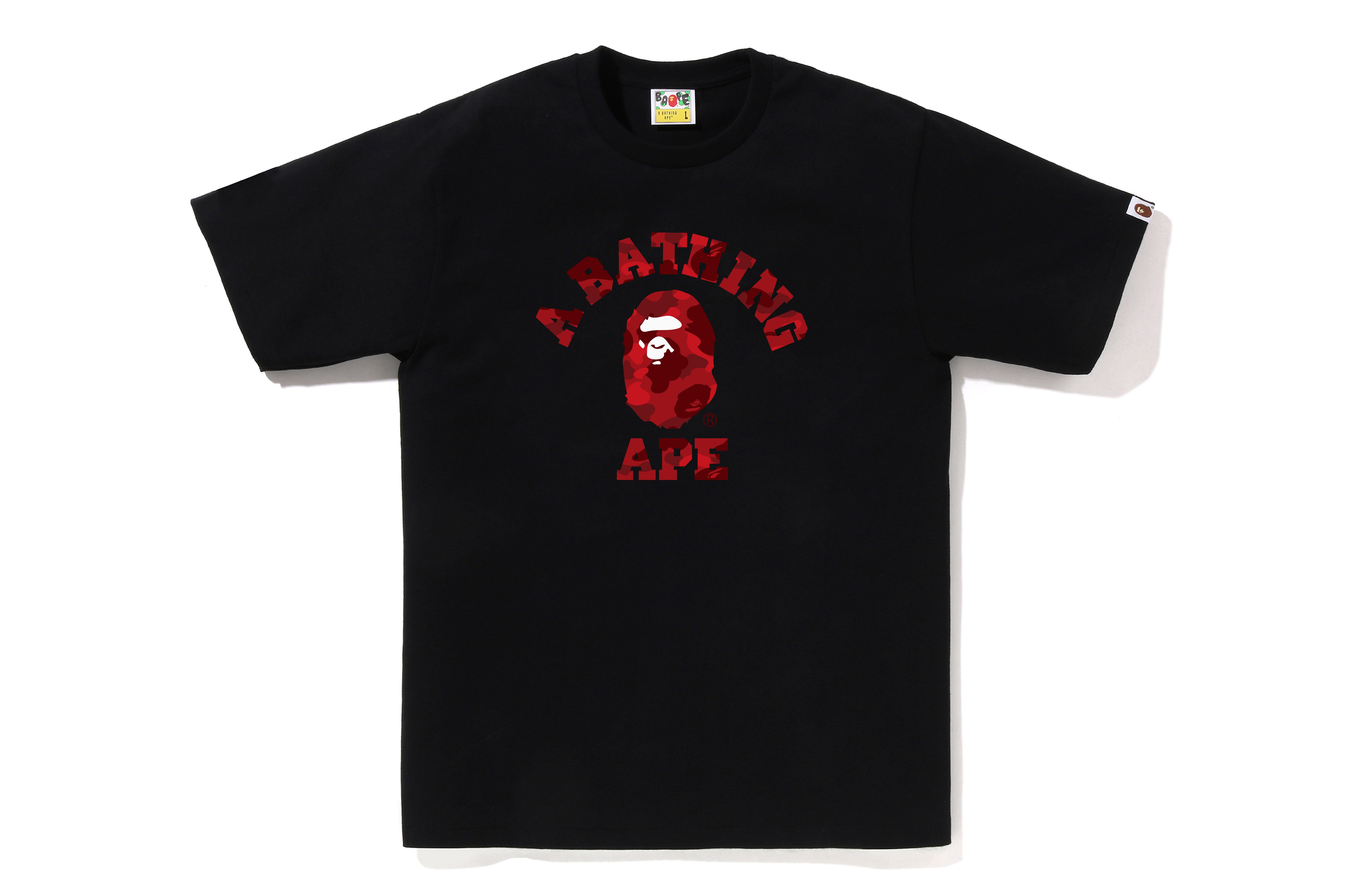 COLOR CAMO COLLEGE TEE – eu.bape.com