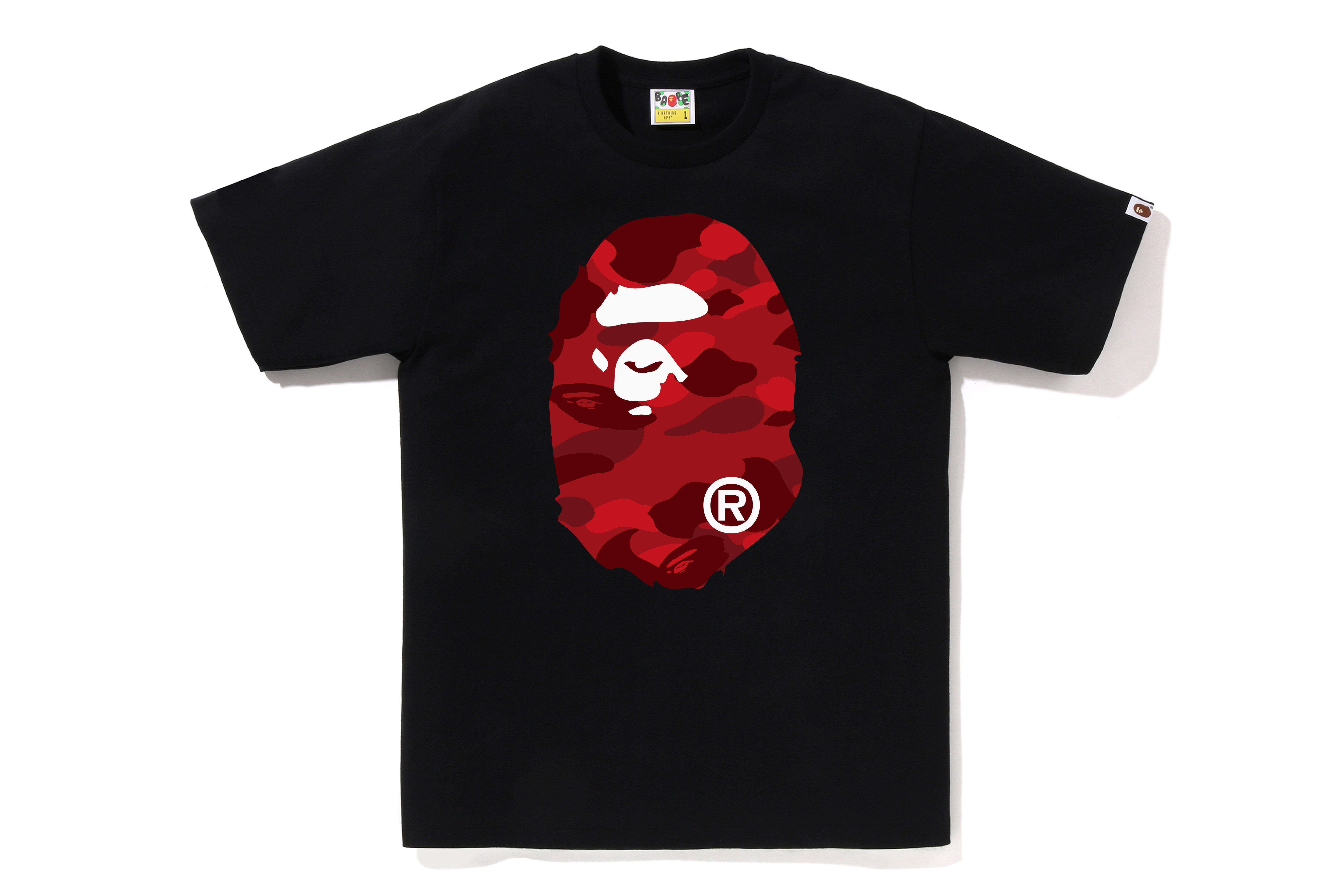 COLOR CAMO BIG APE HEAD TEE – eu.bape.com