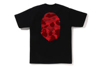COLOR CAMO BIG APE HEAD TEE
