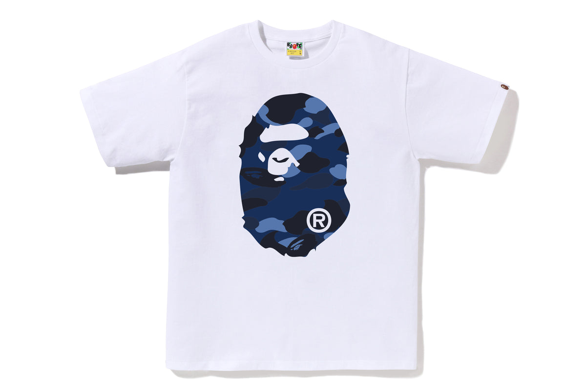 COLOR CAMO BIG APE HEAD TEE