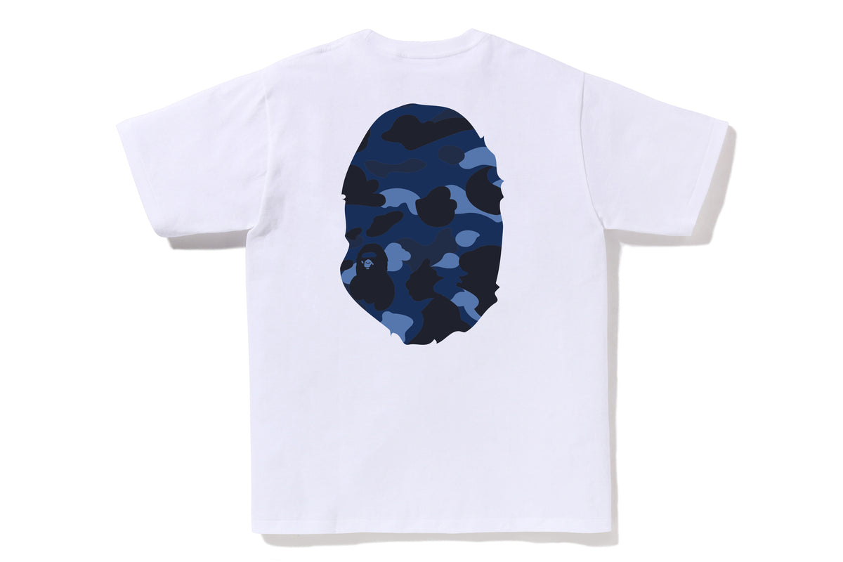 COLOR CAMO BIG APE HEAD TEE