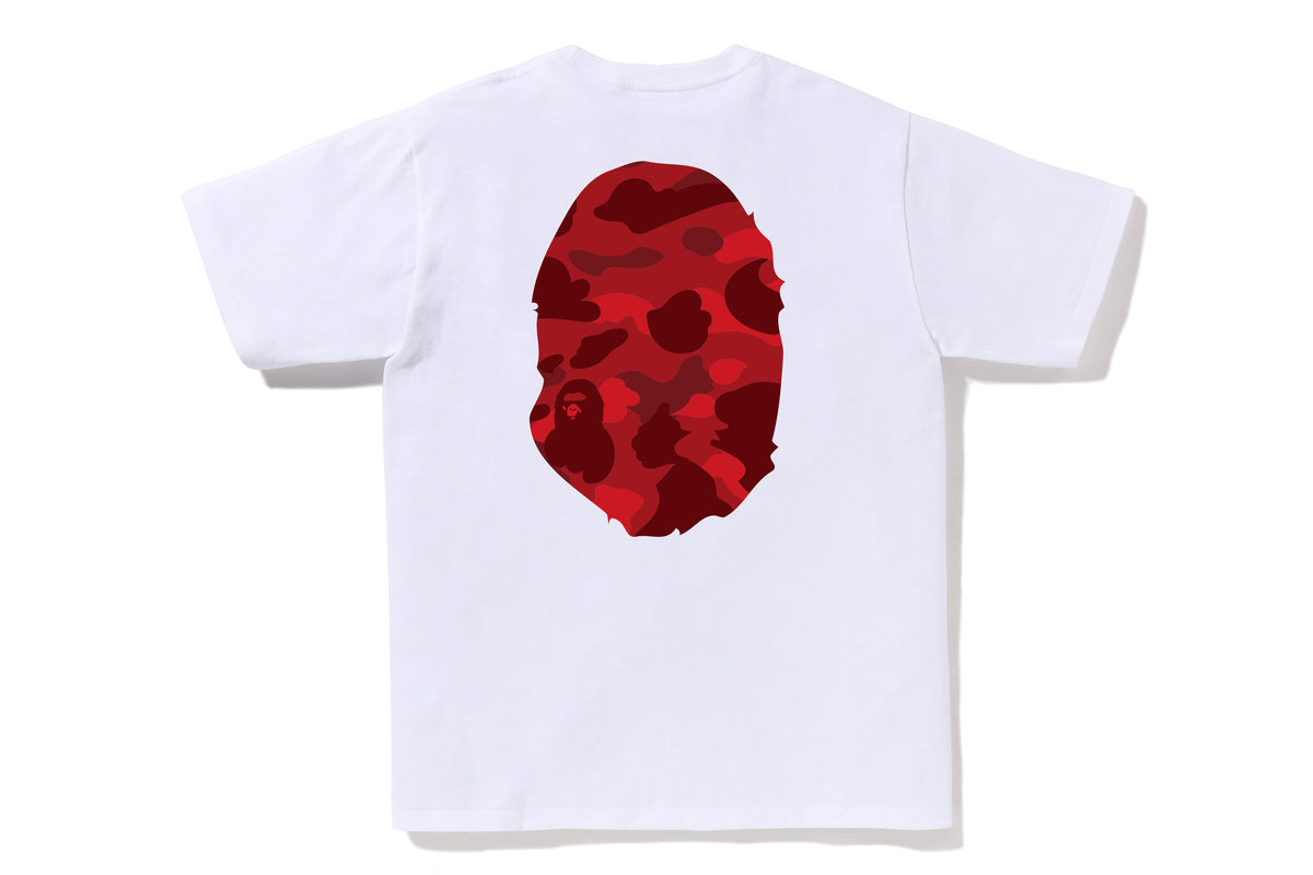 COLOR CAMO BIG APE HEAD TEE