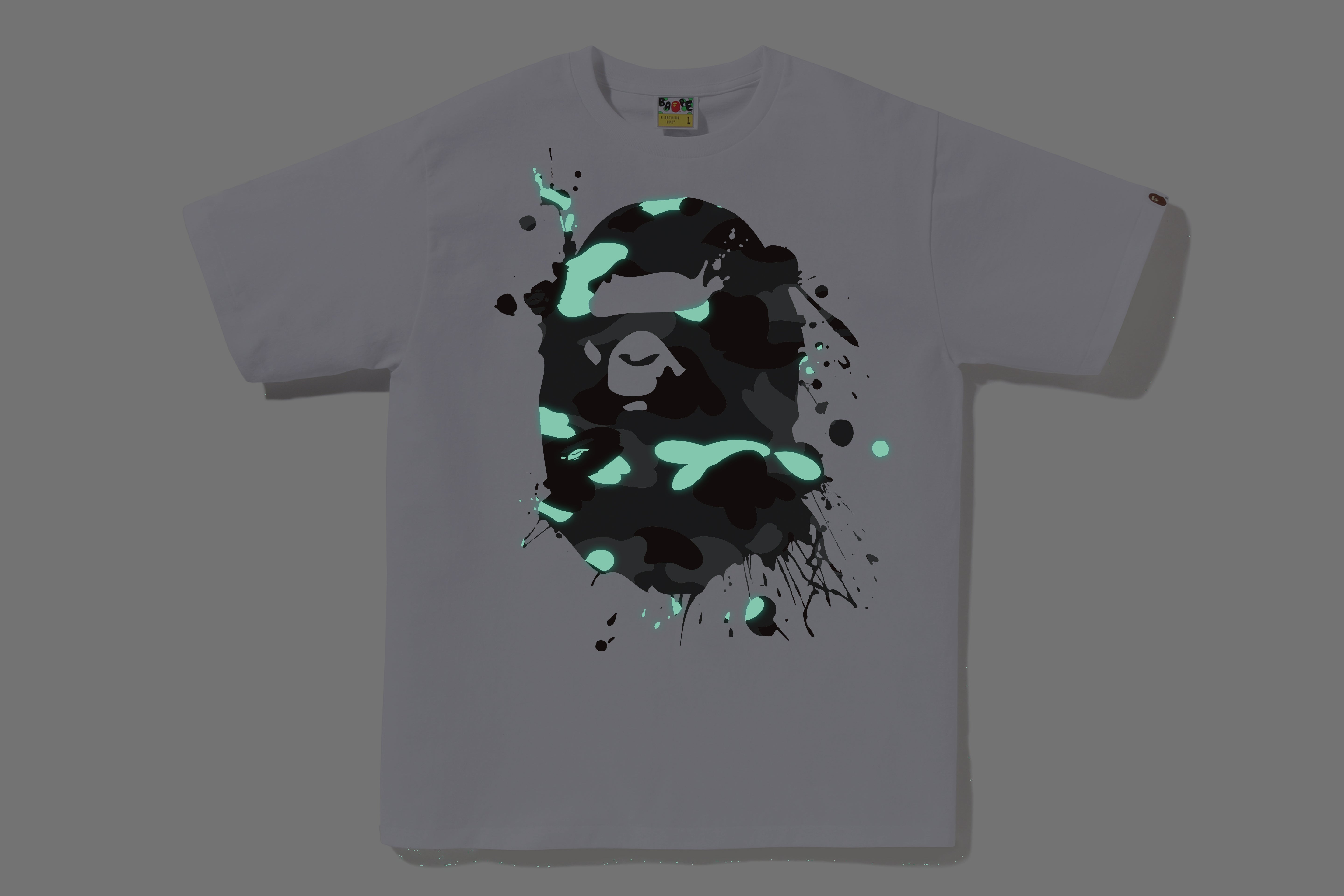 CITY CAMO PAINTING APE HEAD TEE – eu.bape.com