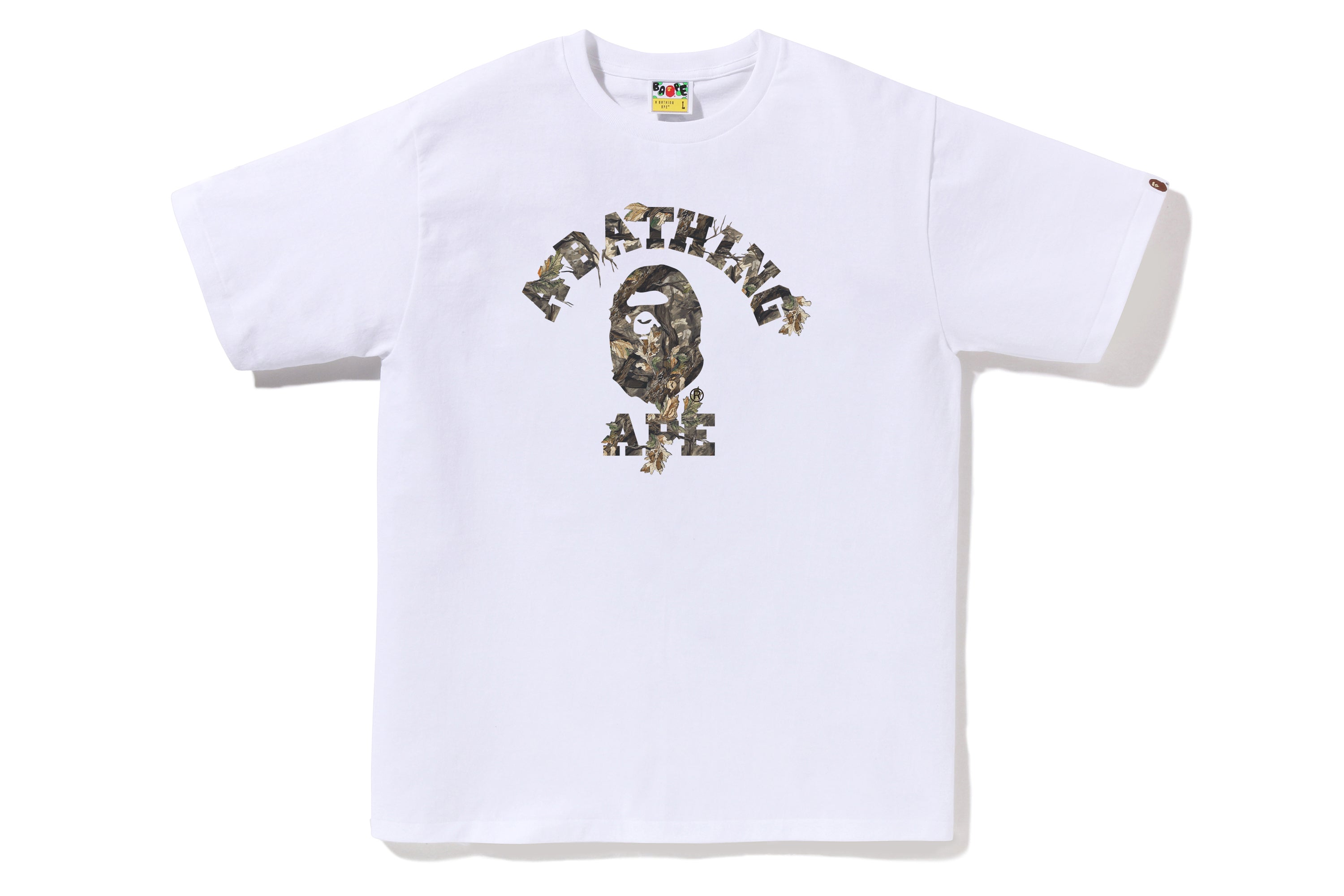 TREE EDGE CAMO COLLEGE TEE MENS – eu.bape.com