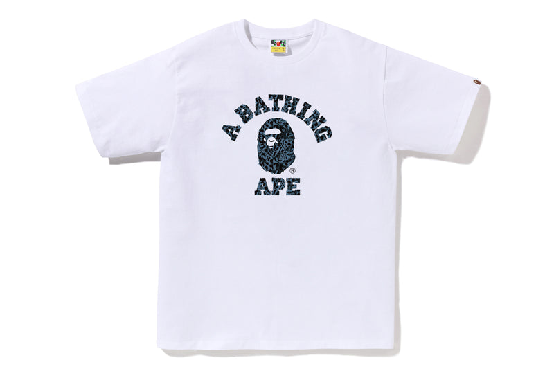 0ZXTEM039101P/WILD LEOPARD PATTERN COLLEGE TEE M