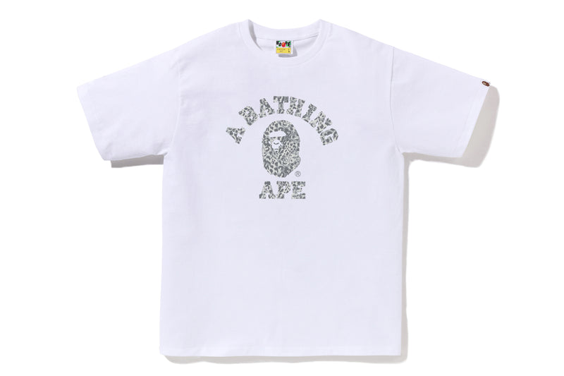 0ZXTEM039101P/WILD LEOPARD PATTERN COLLEGE TEE M