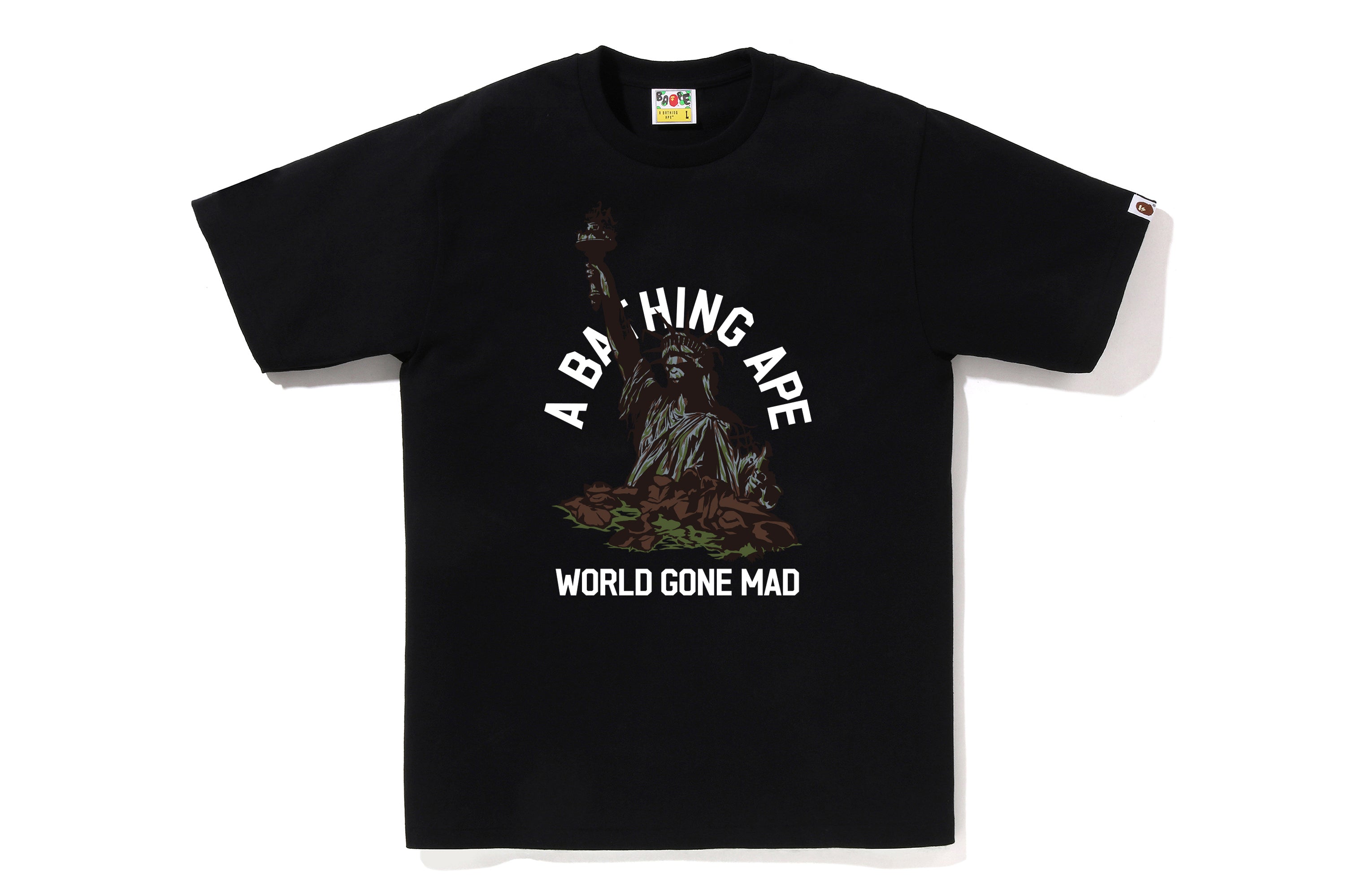 STATUE OF LIBERTY TEE – eu.bape.com