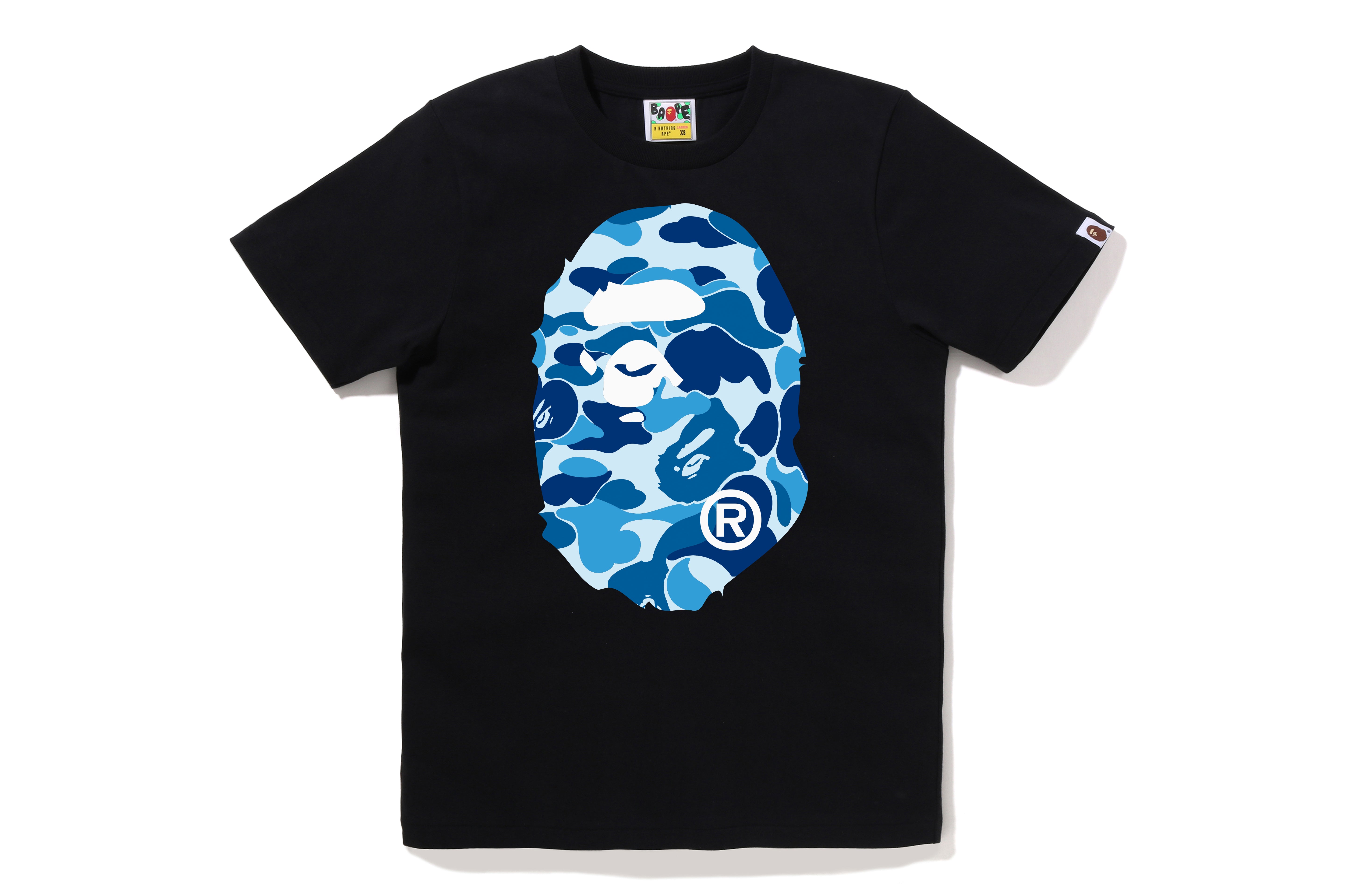 BAPE forest camo big head tee Mサイズ A BATHING APE - BAPE forest camo big head tee Mサイズの通販
