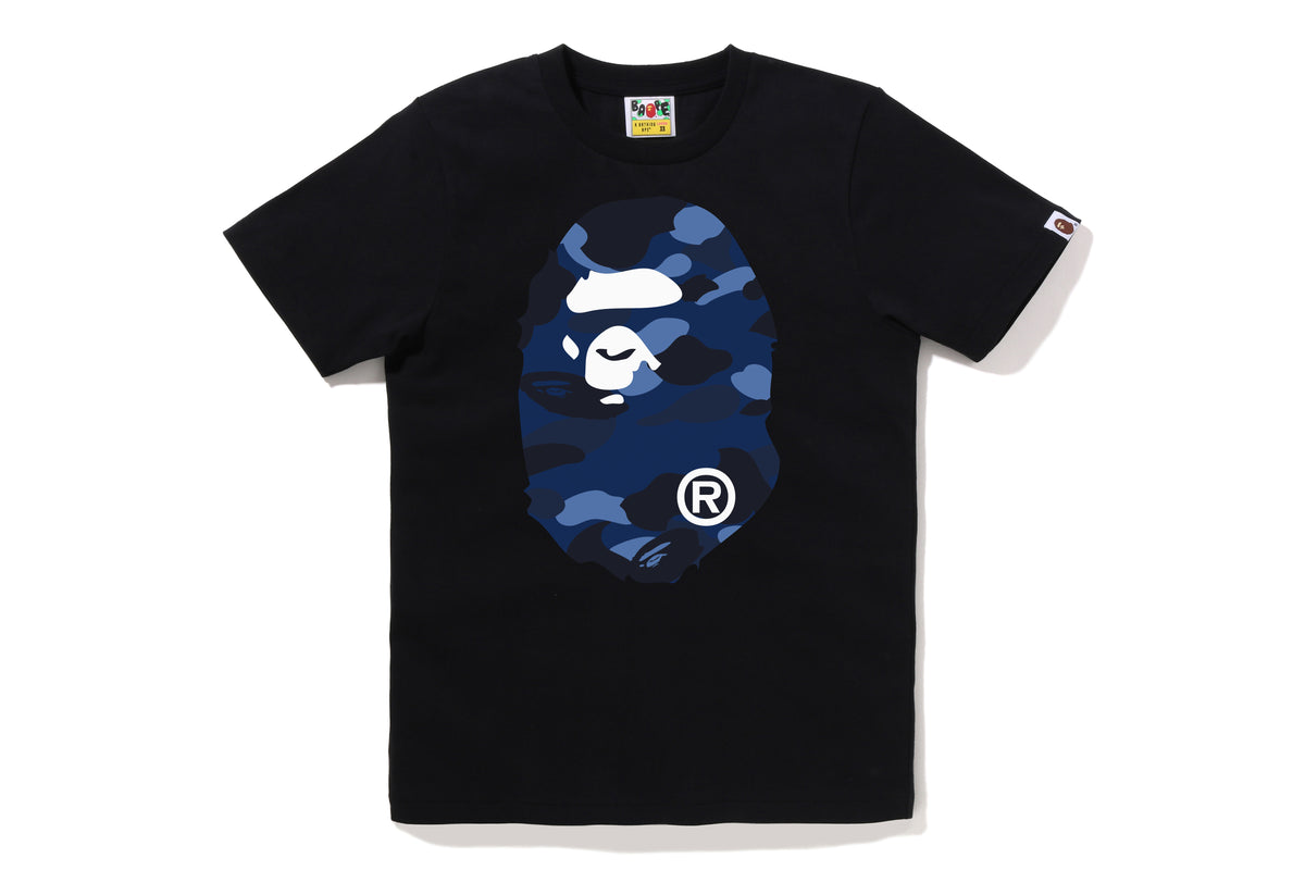 COLOR CAMO BIG APE HEAD TEE LADIES
