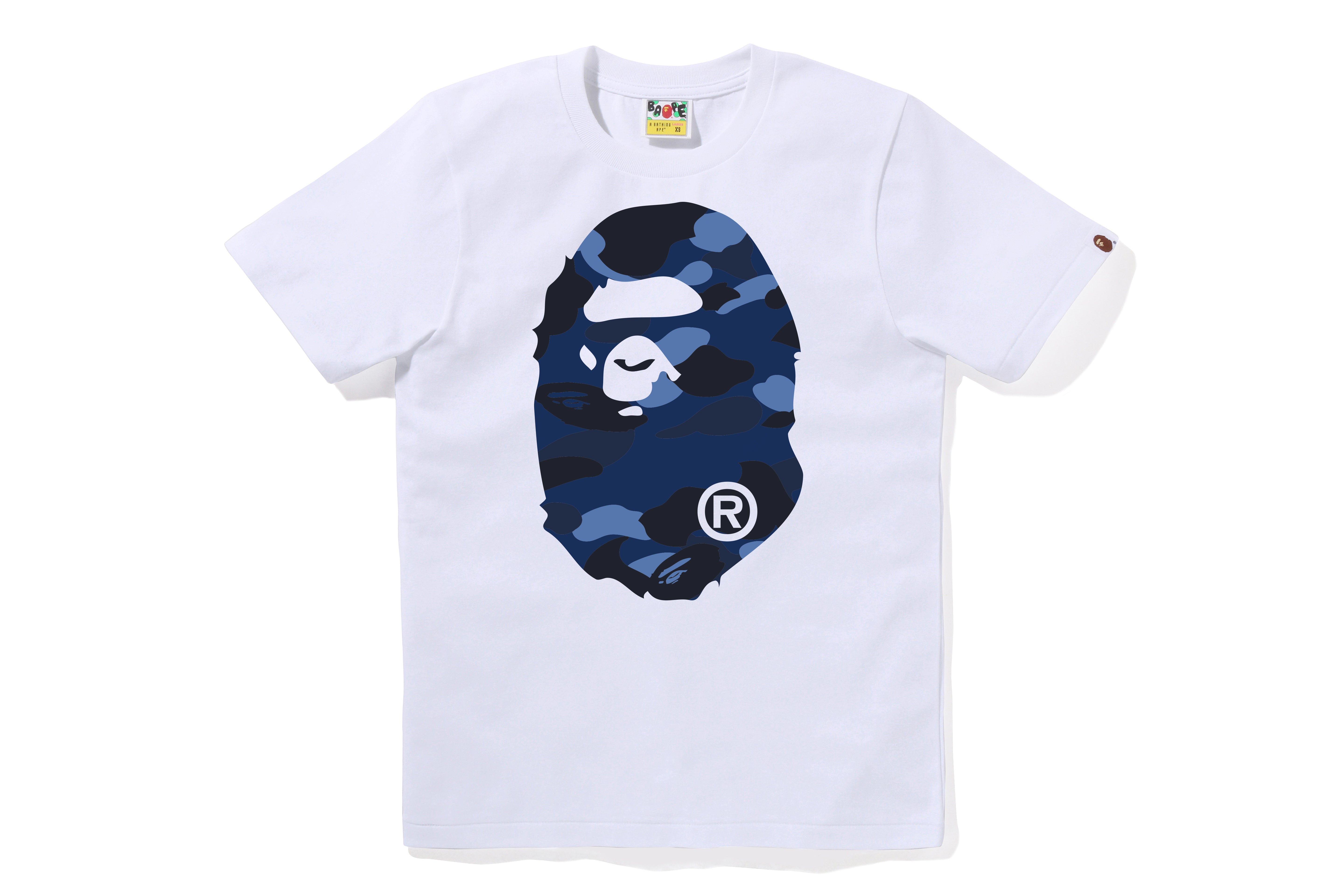 COLOR CAMO BIG APE HEAD TEE LADIES – eu.bape.com