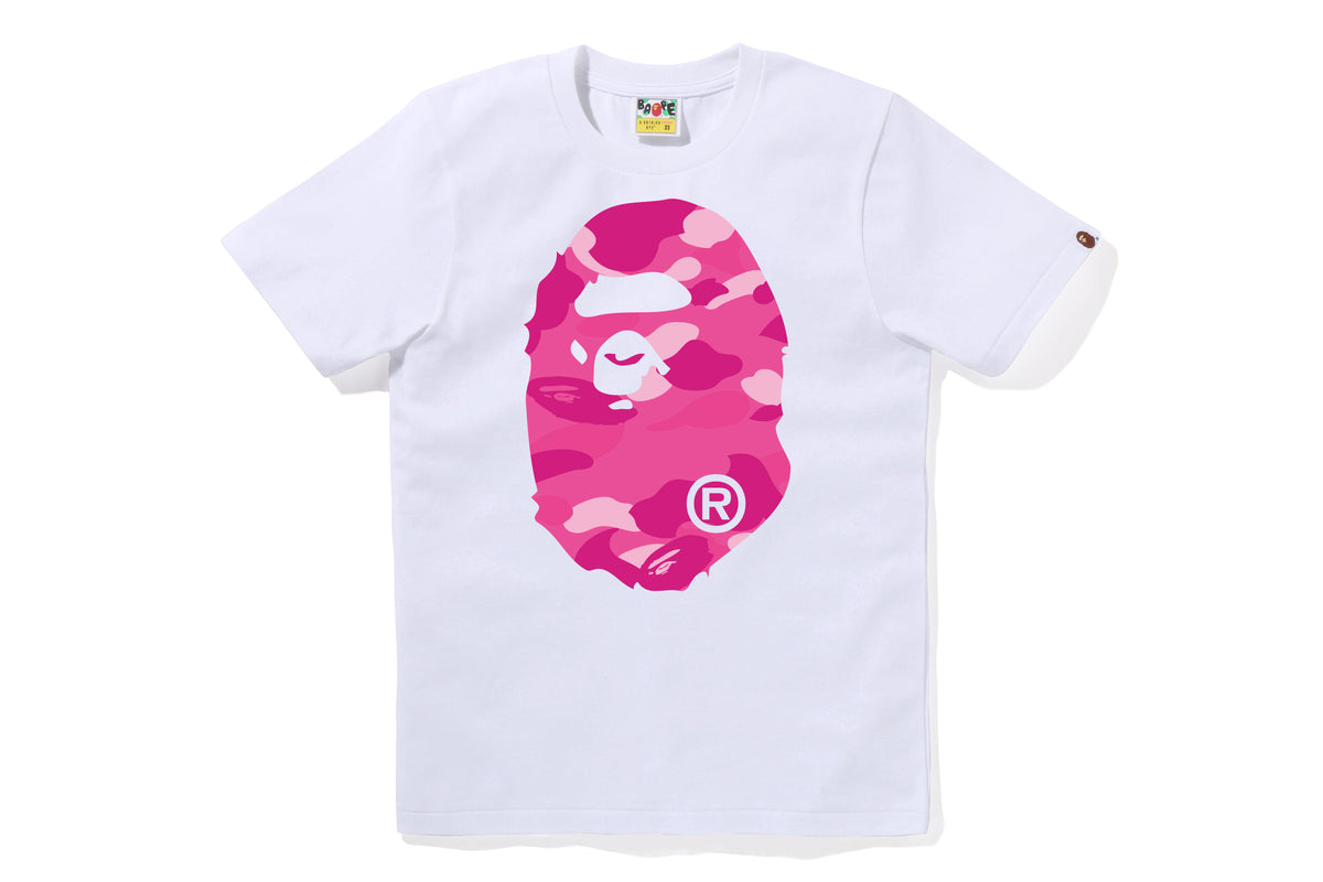 COLOR CAMO BIG APE HEAD TEE LADIES
