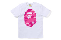 COLOR CAMO BIG APE HEAD TEE LADIES