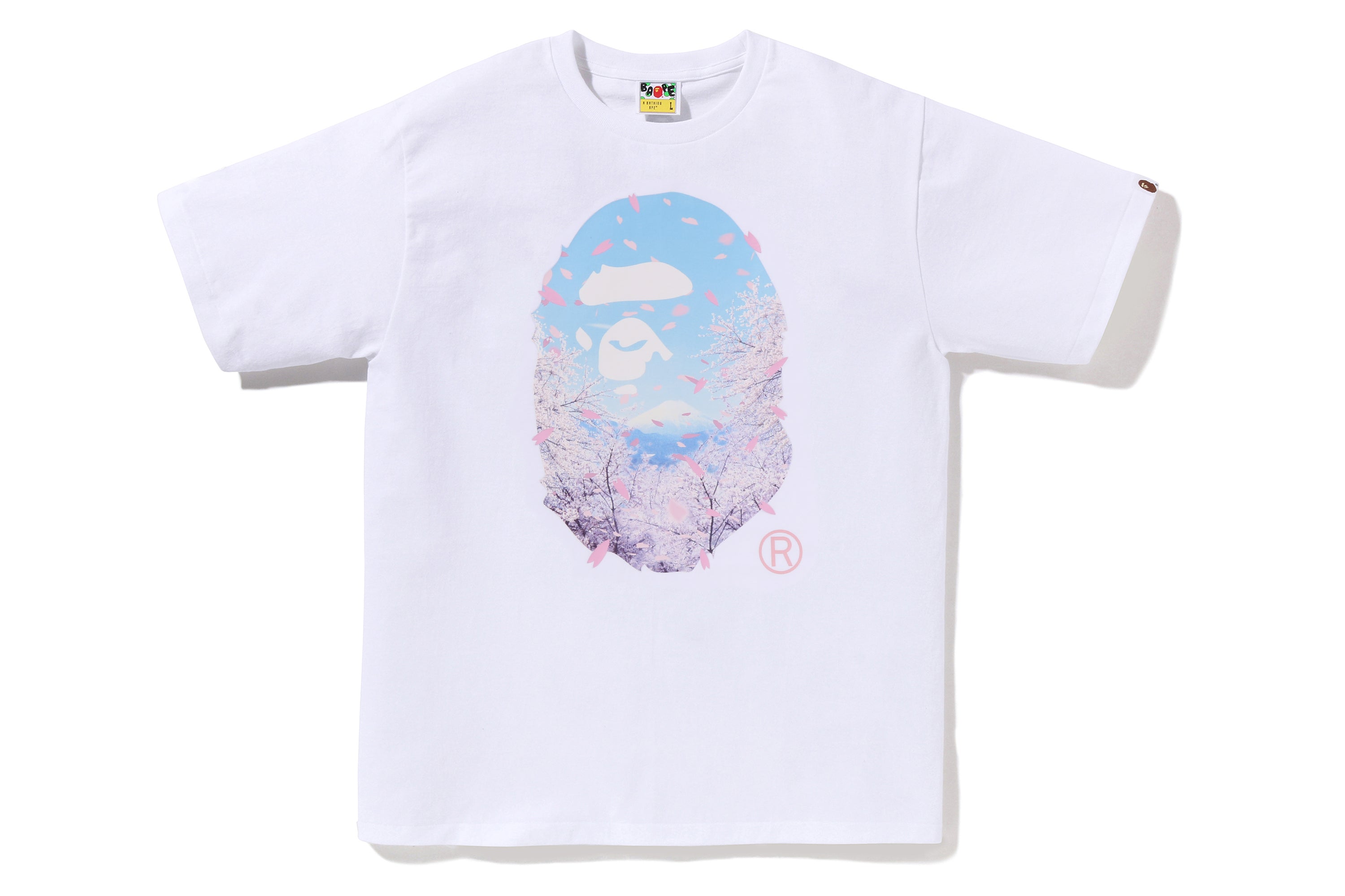 トップス SAKURA PHOTO APE HEAD TEE WHITE SIZE L SAKURA PHOTO APE HEAD TEE – eu.bape.com
