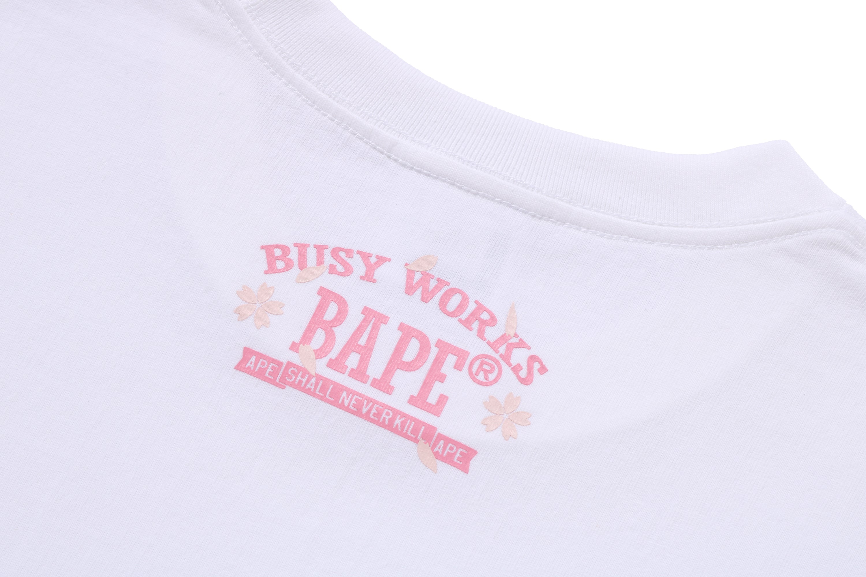 SAKURA PHOTO APE HEAD TEE – eu.bape.com