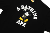 BAPE X DISNEY MICKEY MOUSE COLLEGE RELAXED FIT TEE