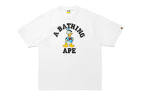 BAPE X DISNEY DONALD DUCK COLLEGE RELAXED FIT TEE