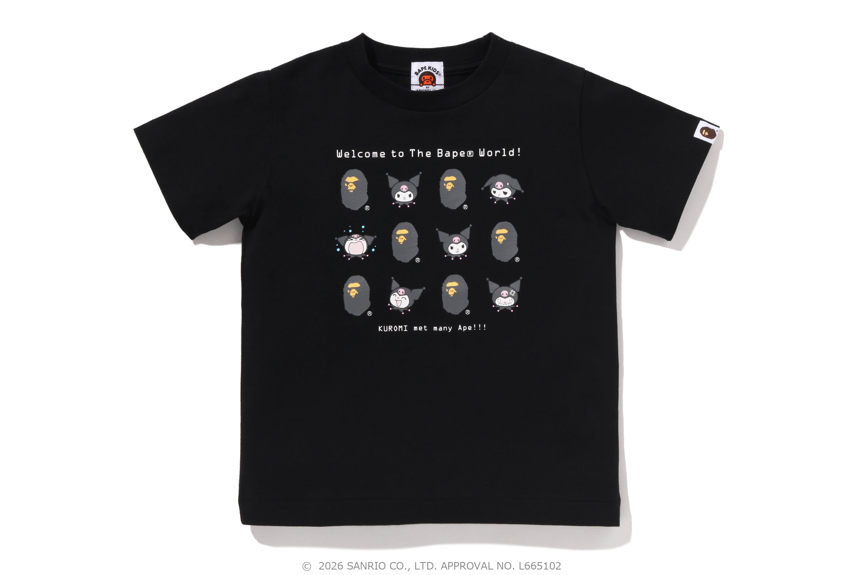 BAPE X KUROMI TEE KIDS – eu.bape.com