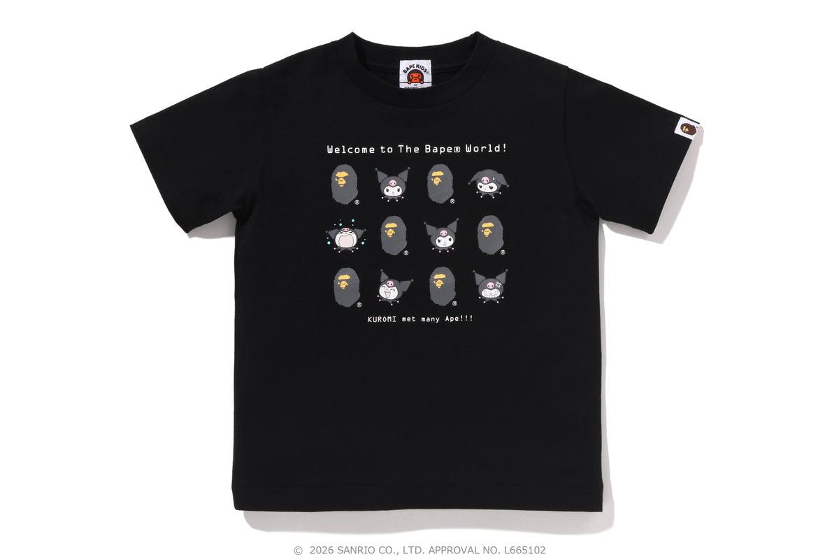 BAPE X KUROMI TEE KIDS