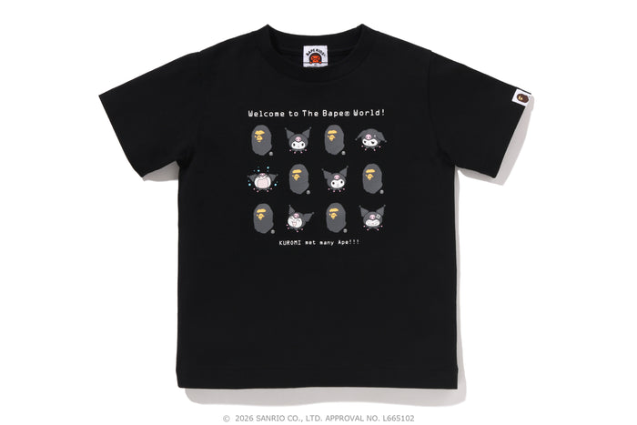 BAPE X KUROMI TEE KIDS