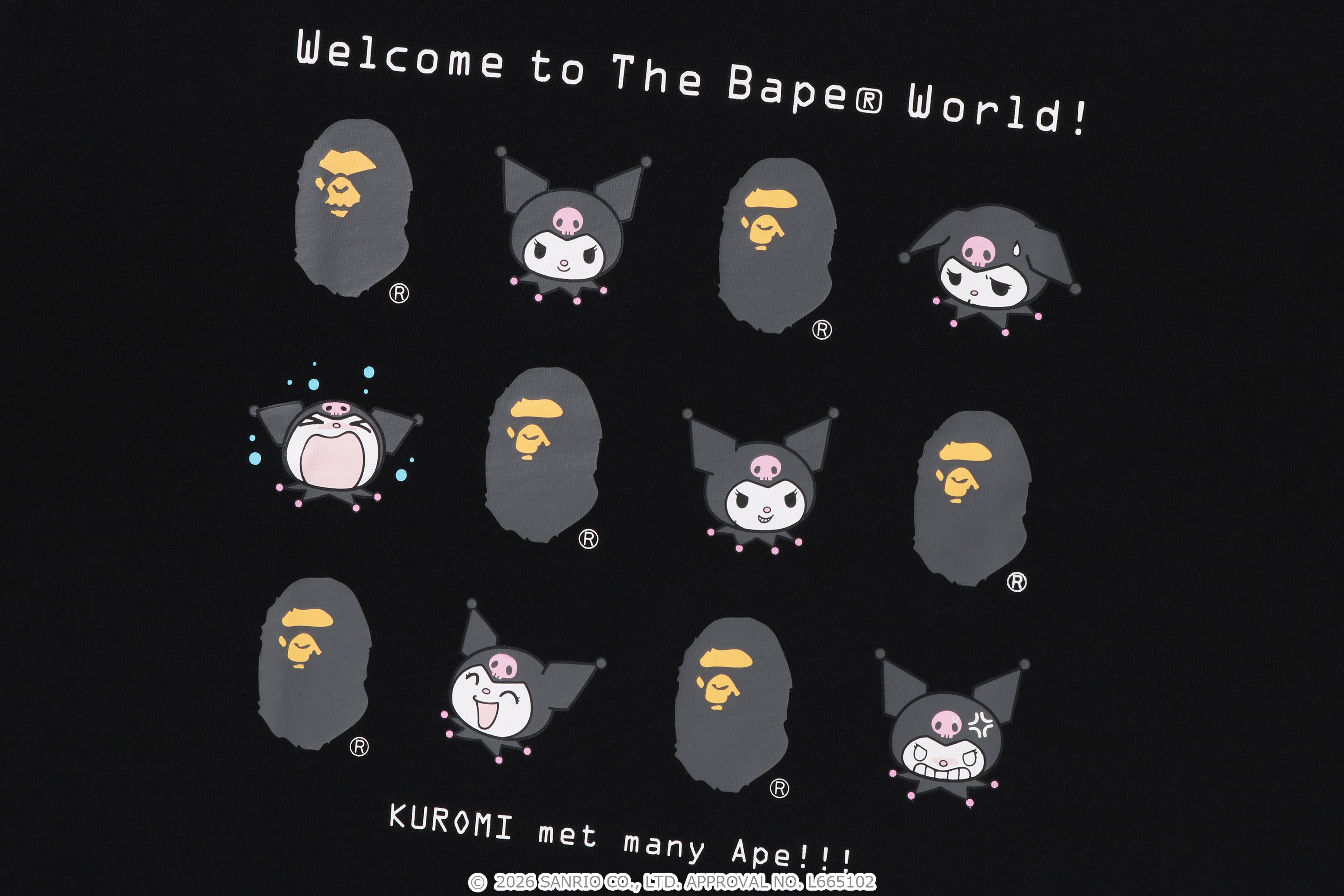 BAPE X KUROMI TEE KIDS – eu.bape.com