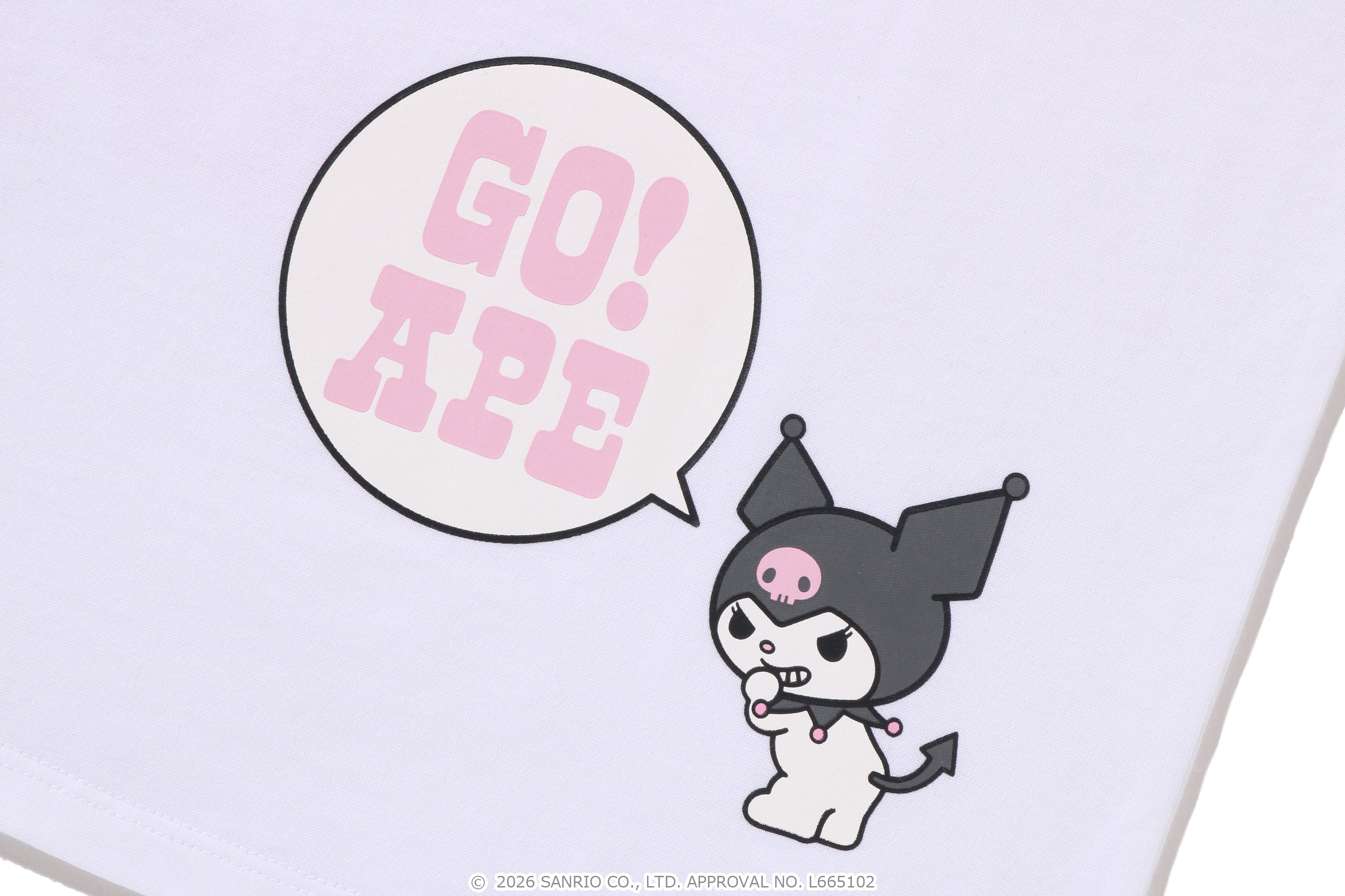 BAPE X KUROMI TEE（Kids 140size) BAPE X KUROMI COLLEGE TEE KIDS – eu.bape.com