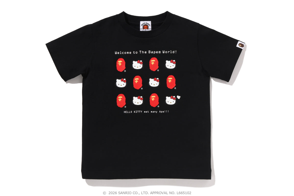BAPE X HELLO KITTY TEE KIDS