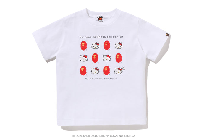 BAPE X HELLO KITTY TEE KIDS