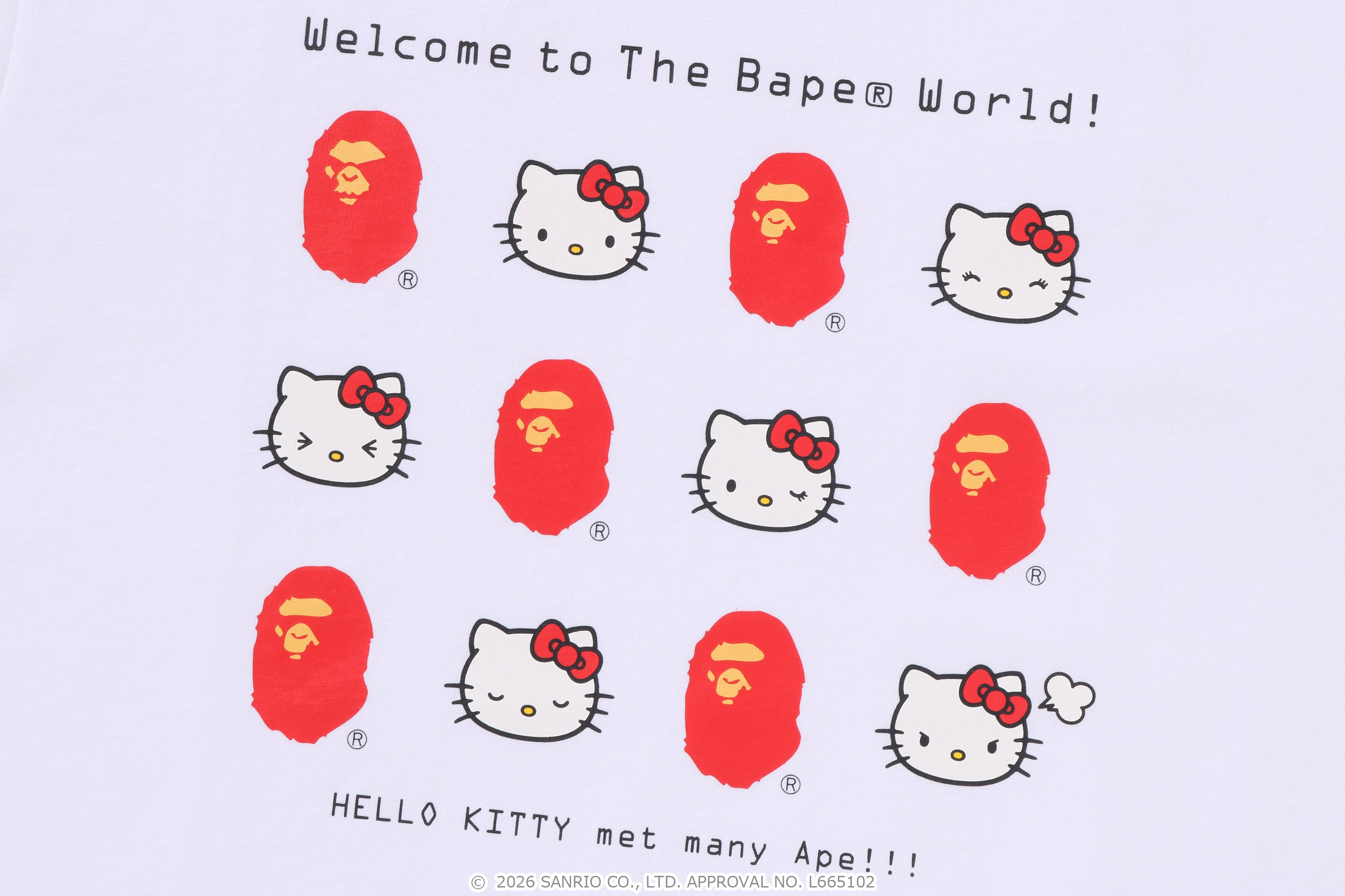 トップス BAPE X HELLO KITTY TEE Kids 140 size BAPE X HELLO KITTY TEE KIDS – eu.bape.com