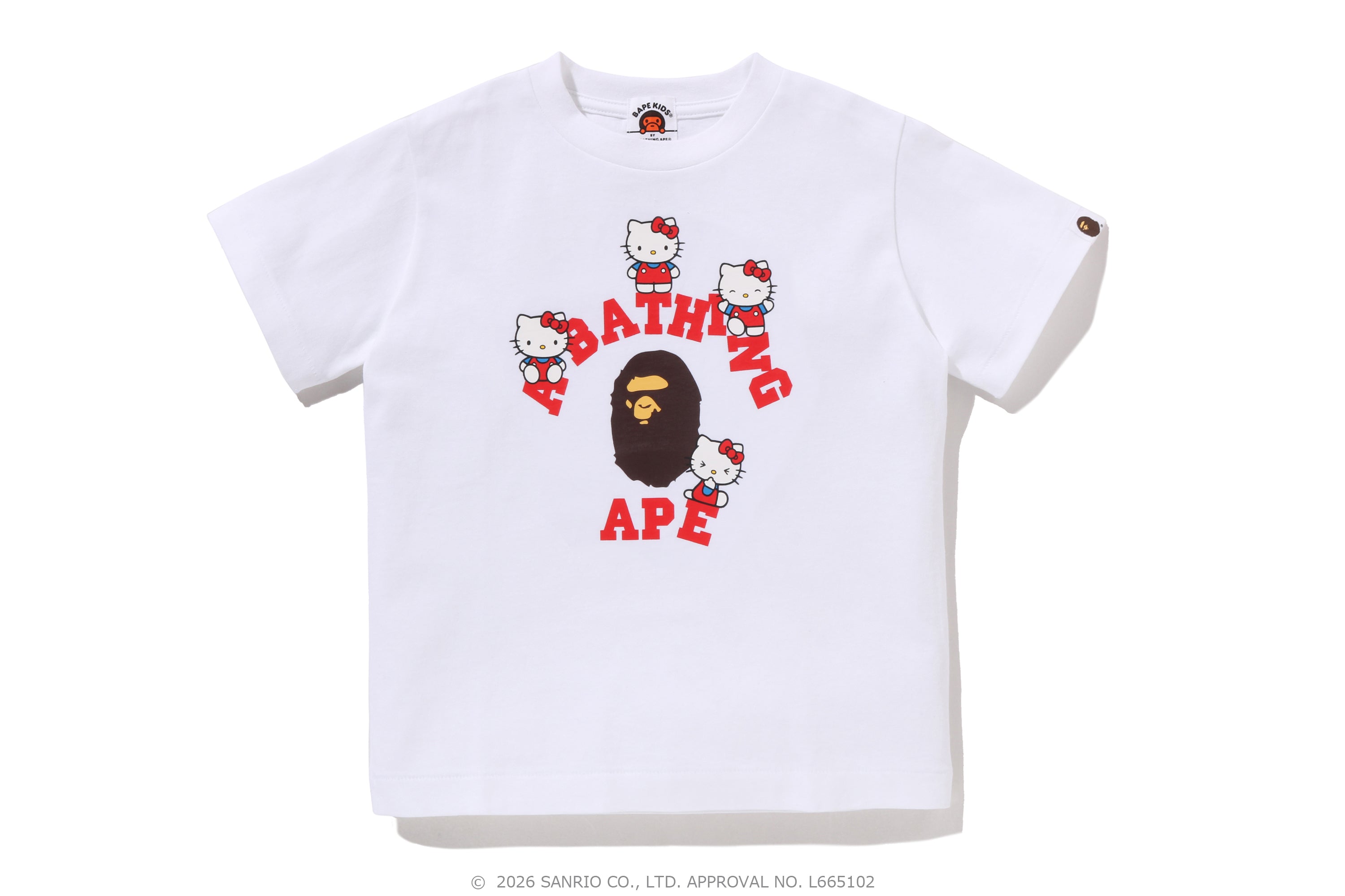 BAPE KIDS ハローキティ コラボ Tシャツ ① BAPE X HELLO KITTY 】TEE | bape.com