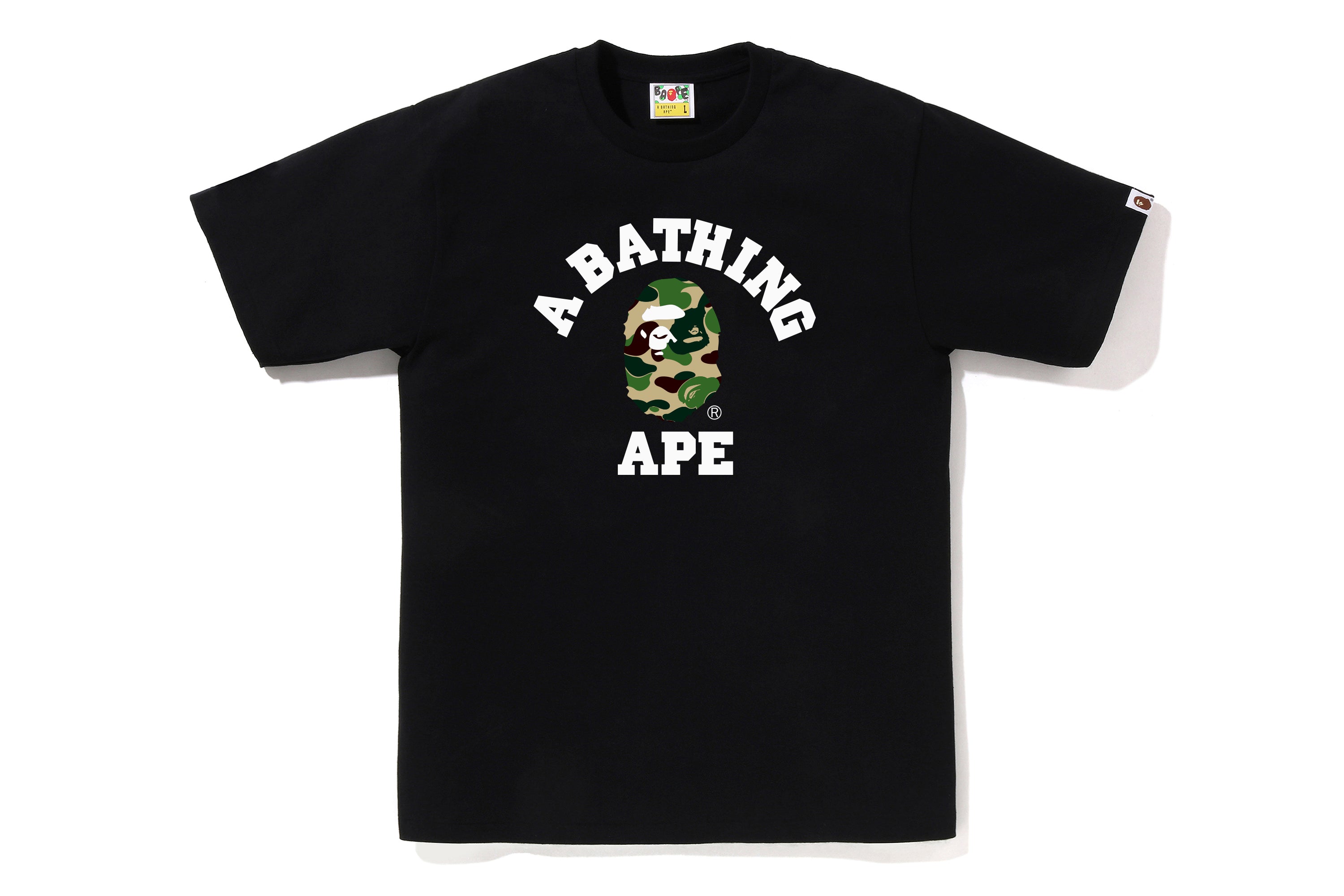 ABC CAMO COLLEGE TEE – eu.bape.com