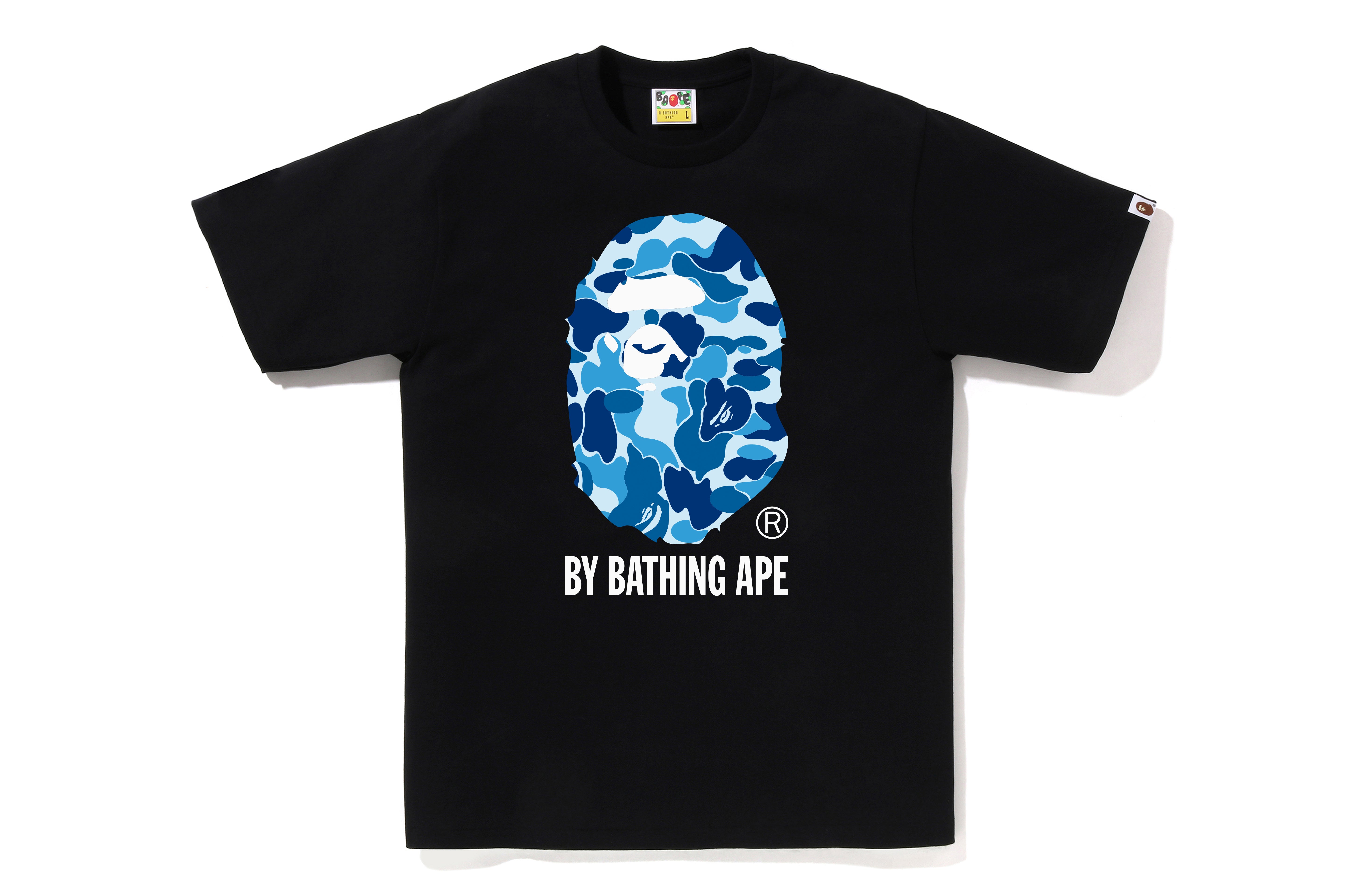 A BATHING APE Tシャツ ブルーカモ Lサイズ ABC CAMO BY BATHING APE TEE – eu.bape.com