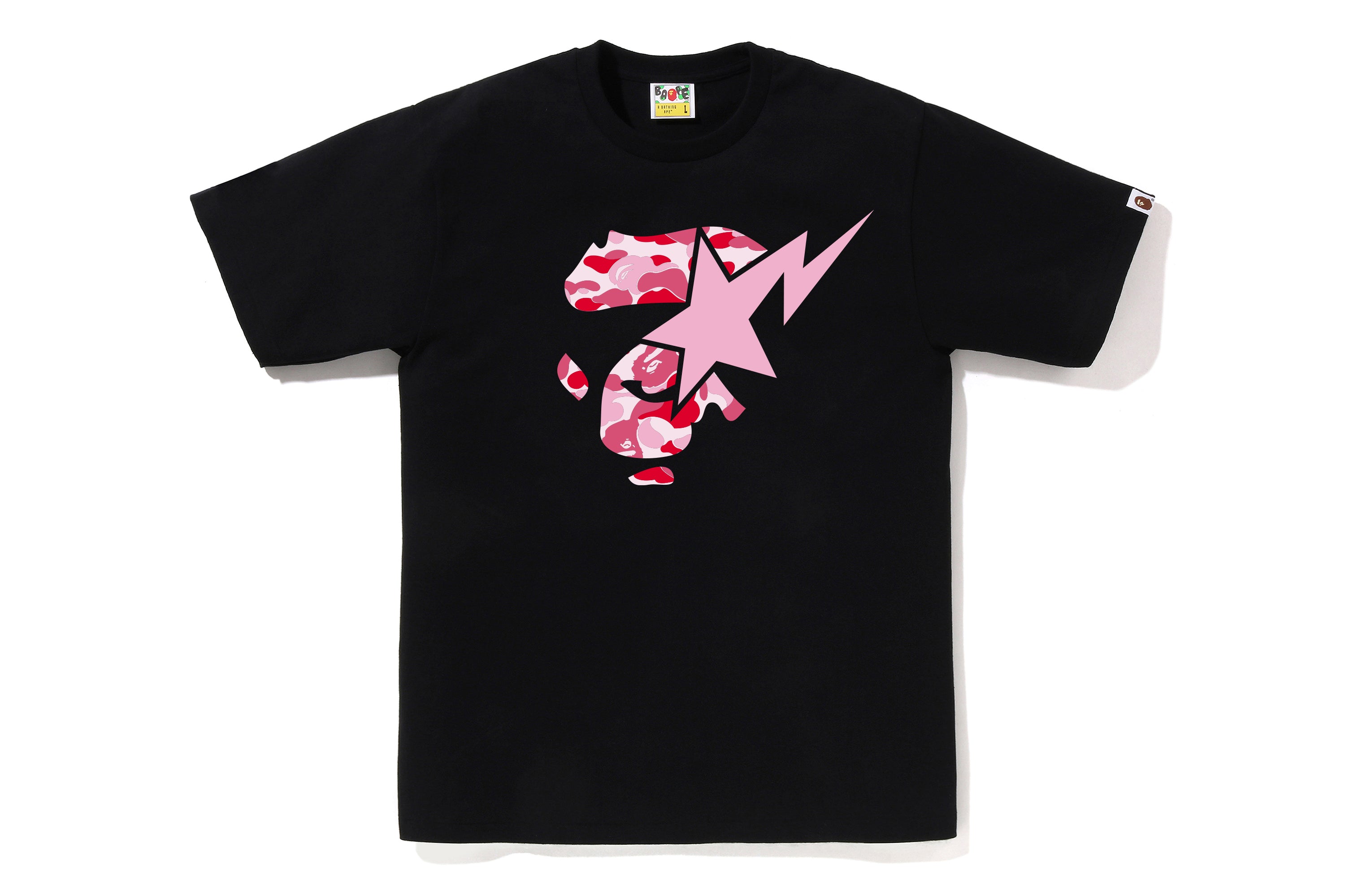 ABC CAMO APE FACE STA TEE – eu.bape.com