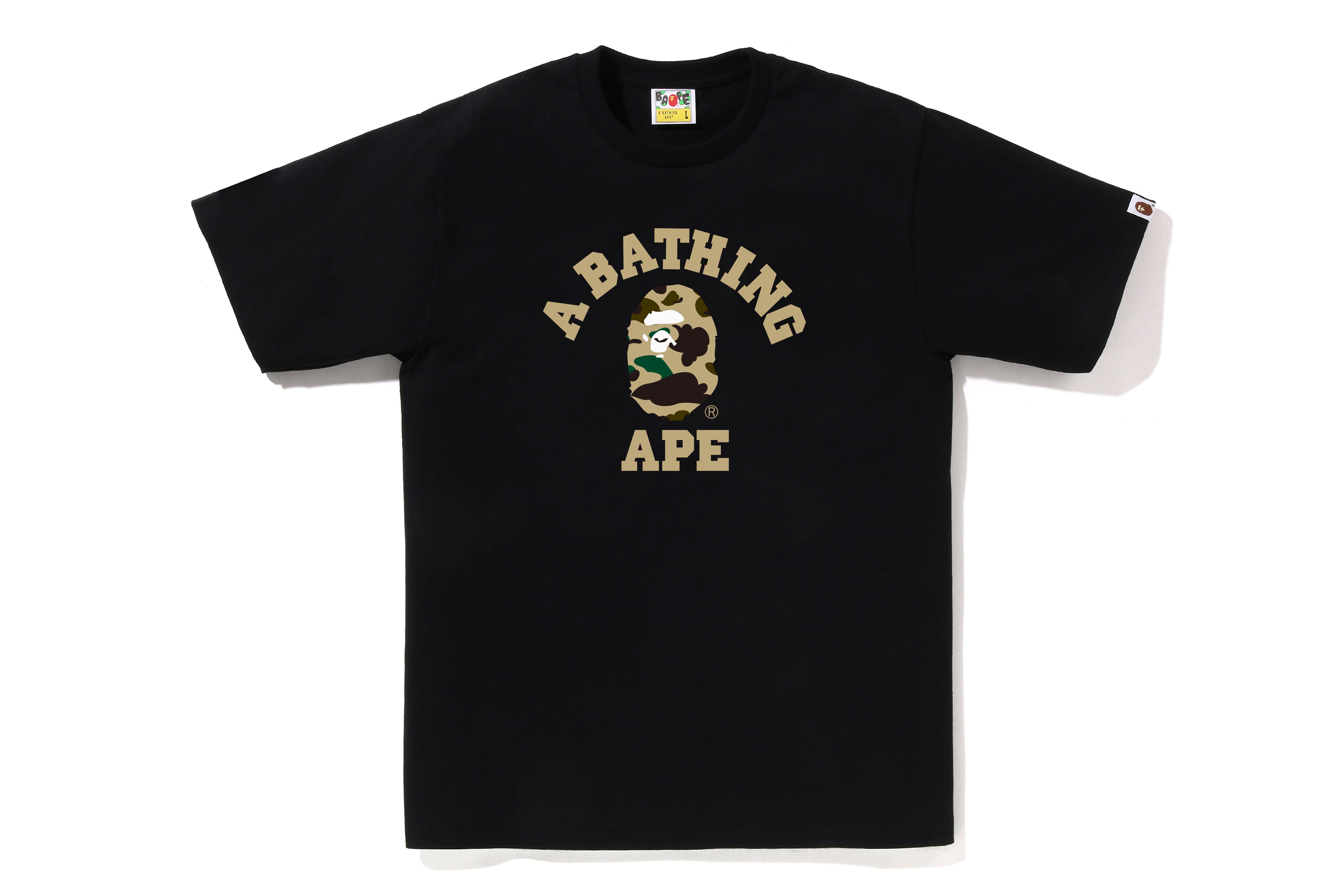 1ST CAMO COLLEGE TEE – eu.bape.com