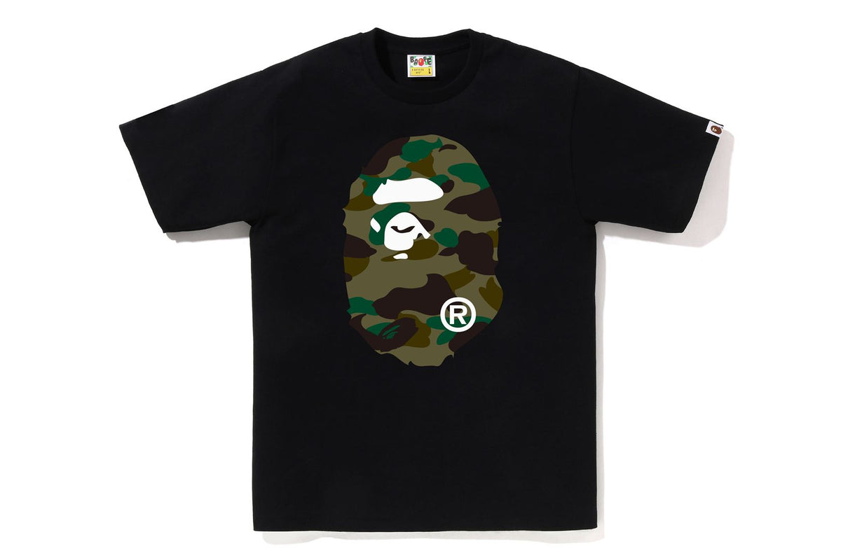 1ST CAMO BIG APE HEAD TEE