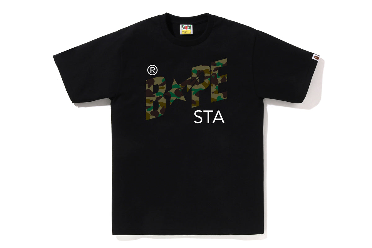 1ST CAMO BAPE STA TEE
