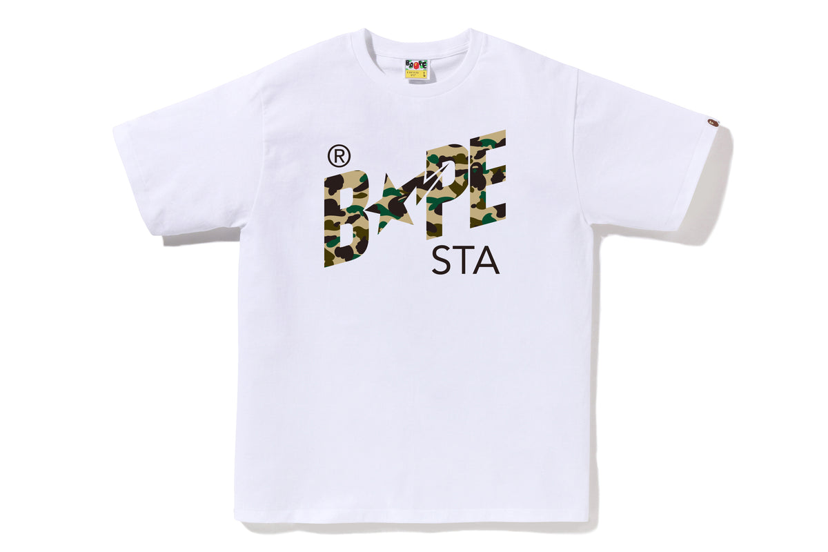 1ST CAMO BAPE STA TEE