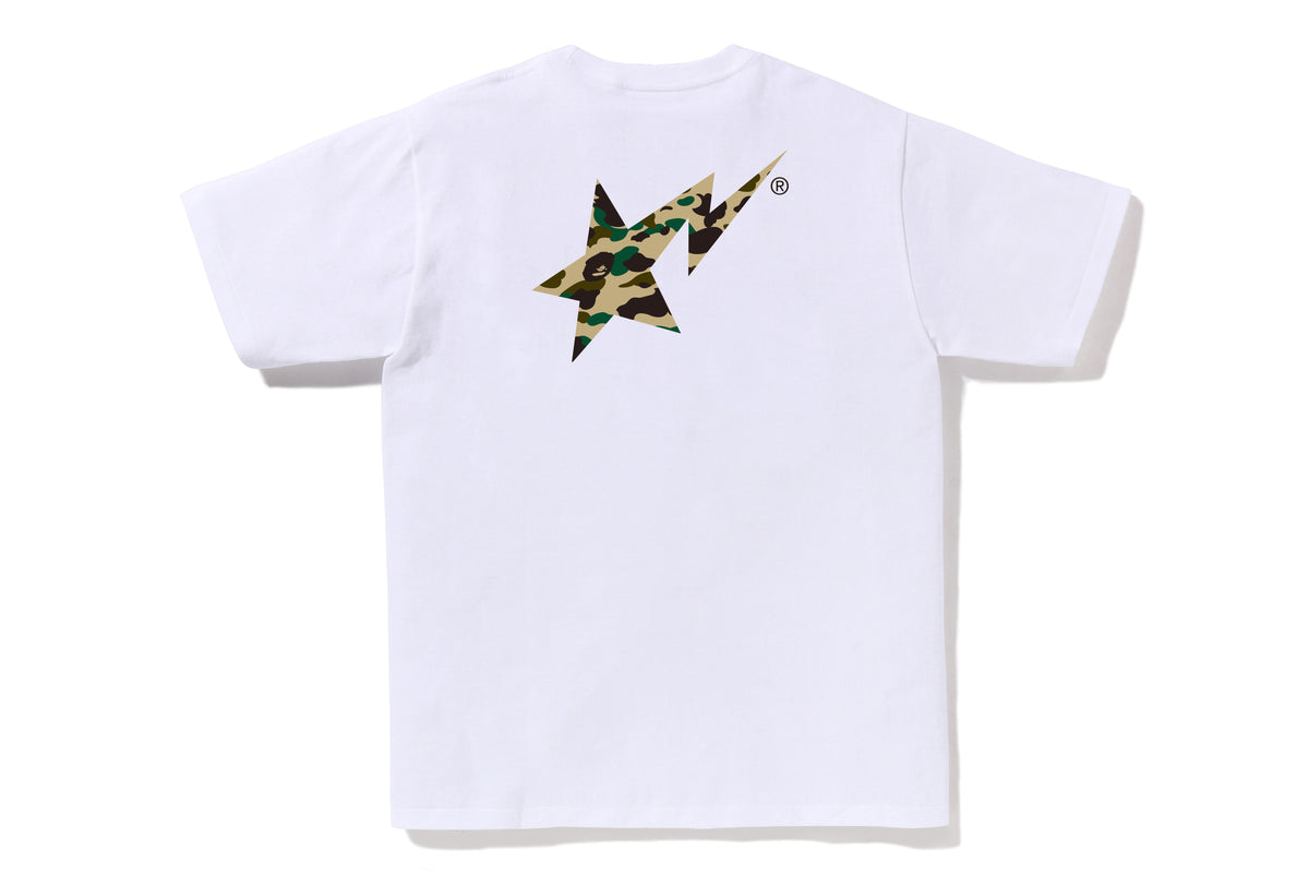 1ST CAMO BAPE STA TEE
