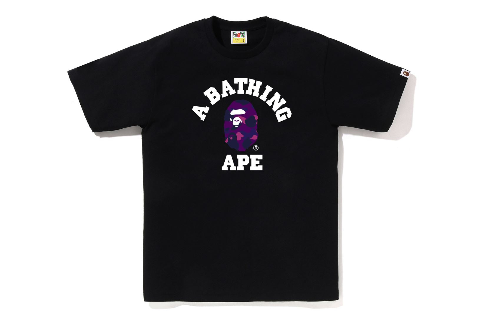 COLOR CAMO COLLEGE TEE – eu.bape.com