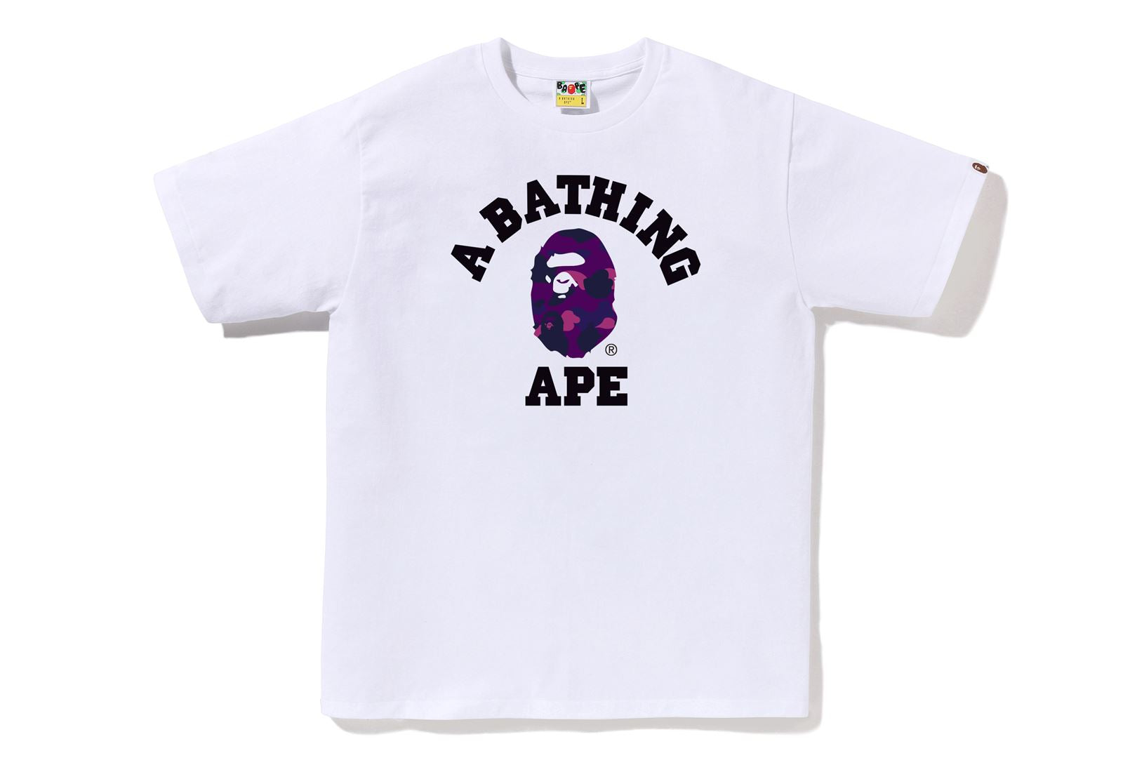 COLOR CAMO COLLEGE TEE – eu.bape.com