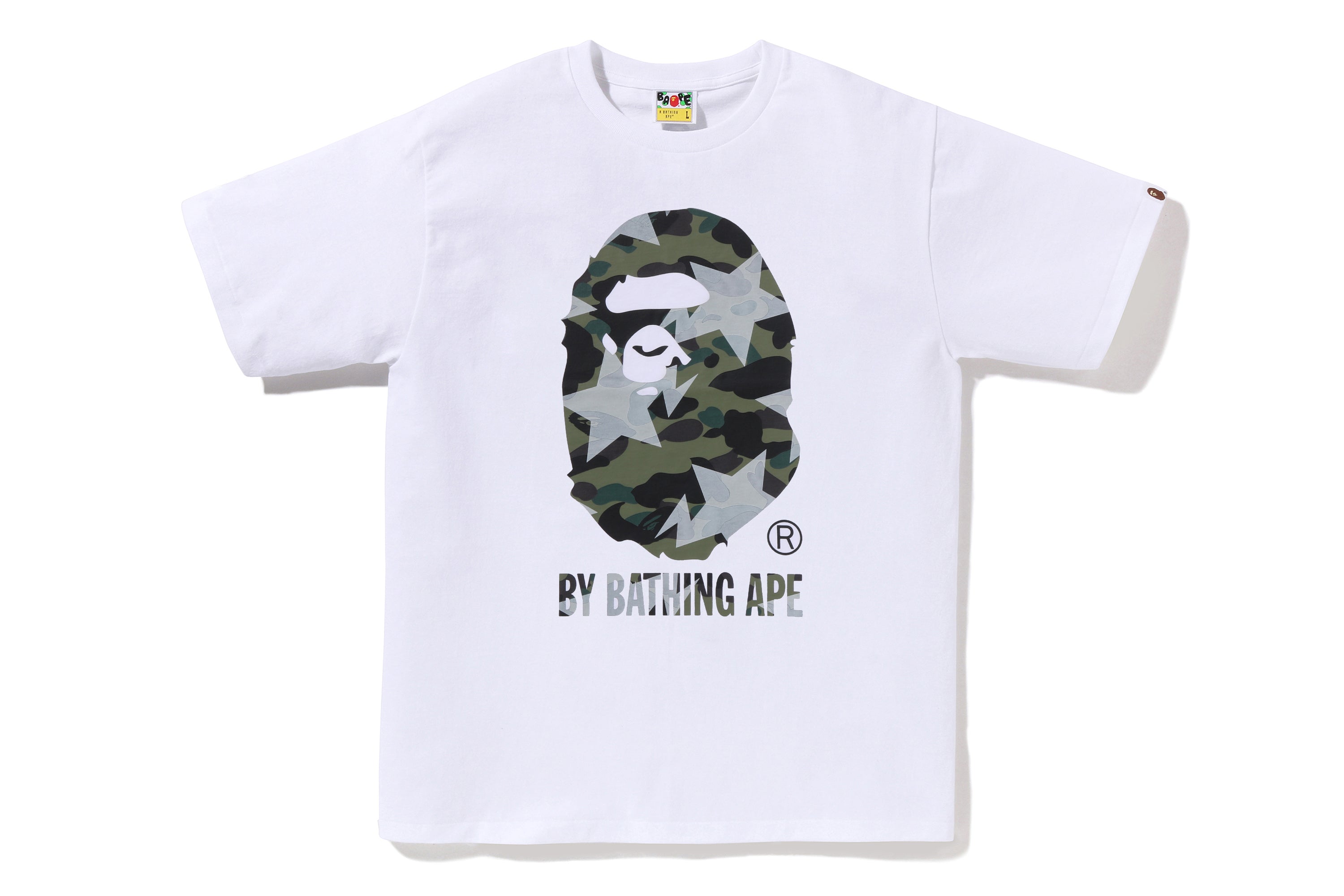 STA OVER PRINT 1ST CAMO BY BATHING APE TEE – eu.bape.com