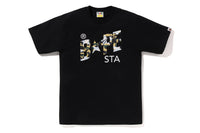 STA OVER PRINT 1ST CAMO BAPE STA TEE