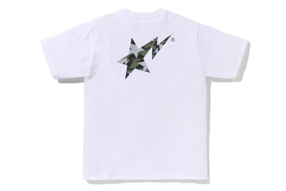 STA OVER PRINT 1ST CAMO BAPE STA TEE