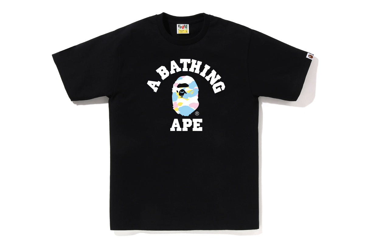 NEW MULTI CAMO COLLEGE TEE