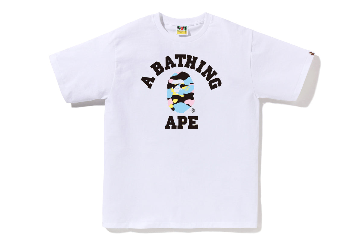 NEW MULTI CAMO COLLEGE TEE