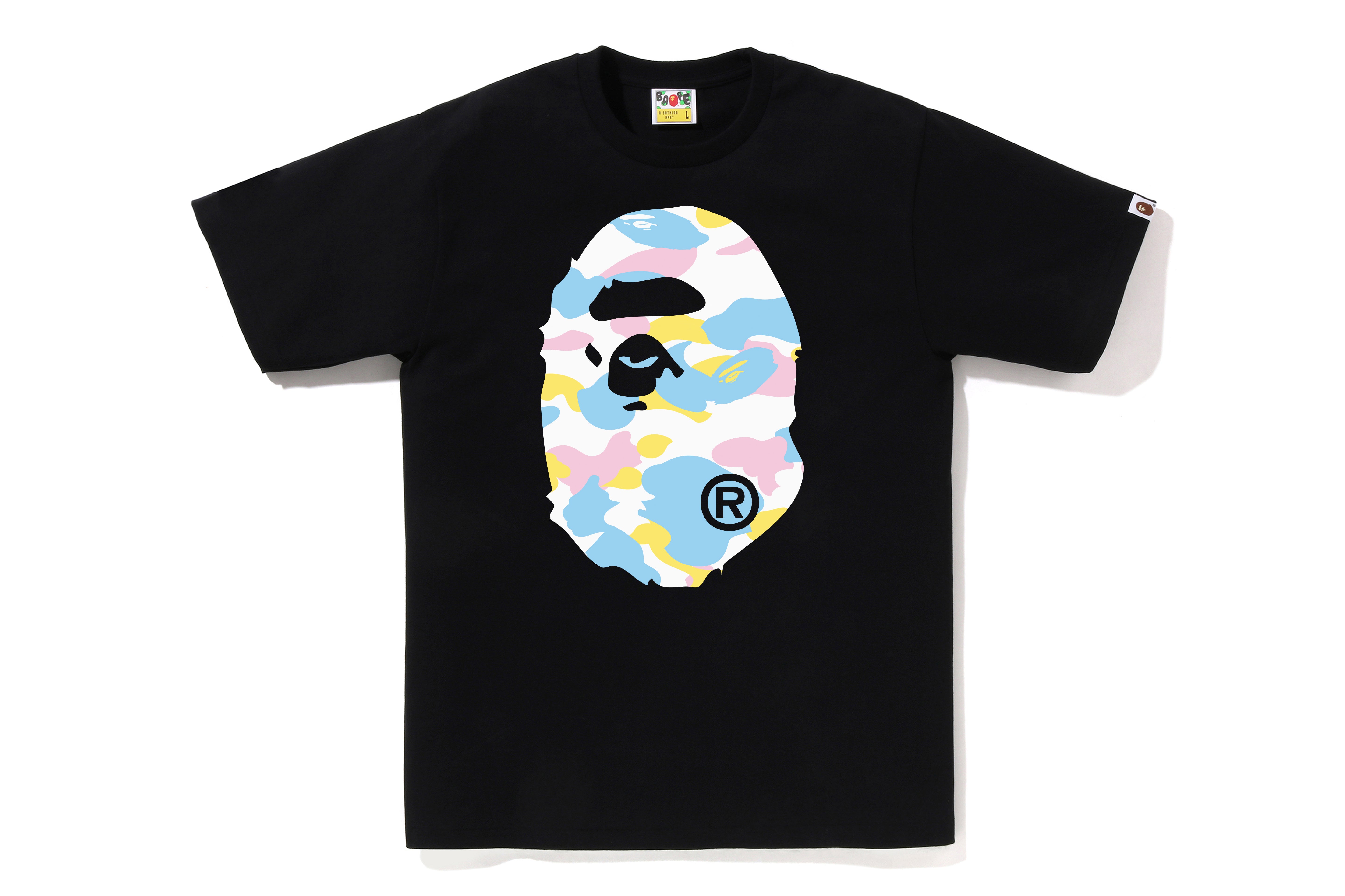 NEW MULTI CAMO BIG APE HEAD TEE – eu.bape.com