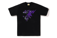 GLITCH WOODLAND CAMO APE FACE STA TEE