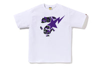 GLITCH WOODLAND CAMO APE FACE STA TEE