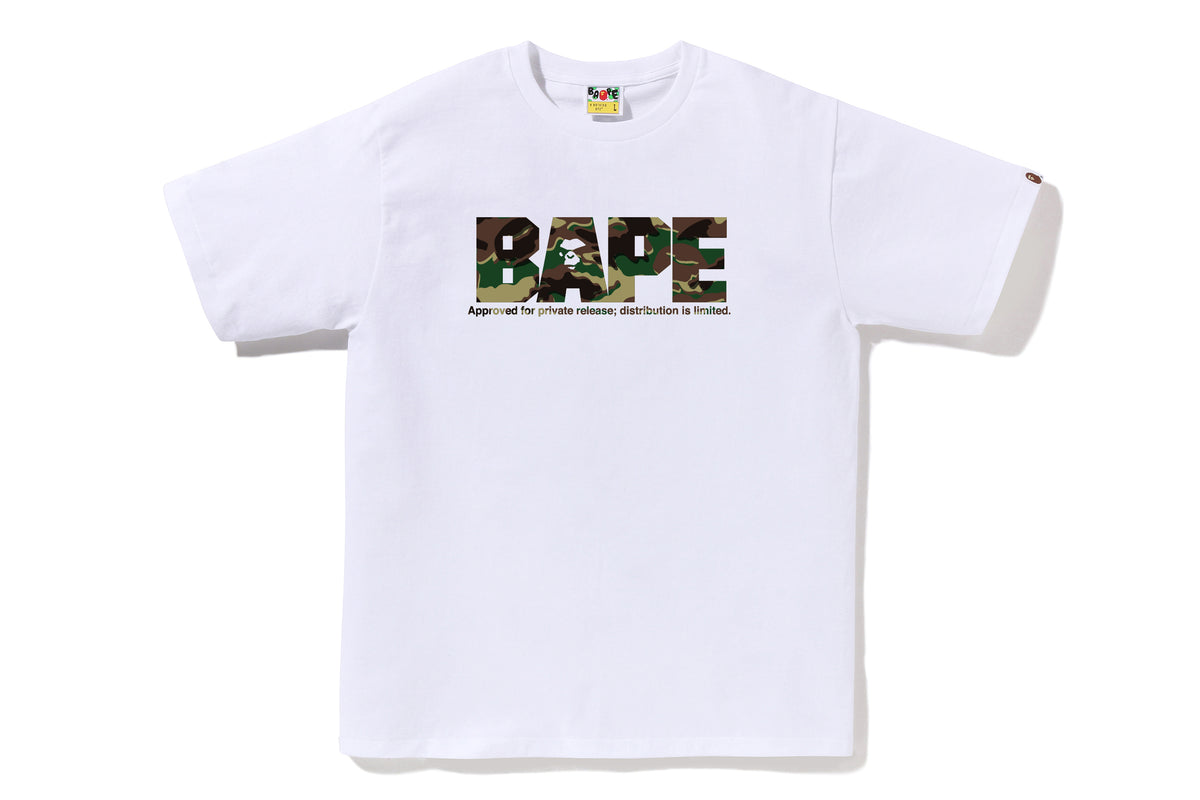 GLITCH WOODLAND CAMO ARMY BAPE TEE