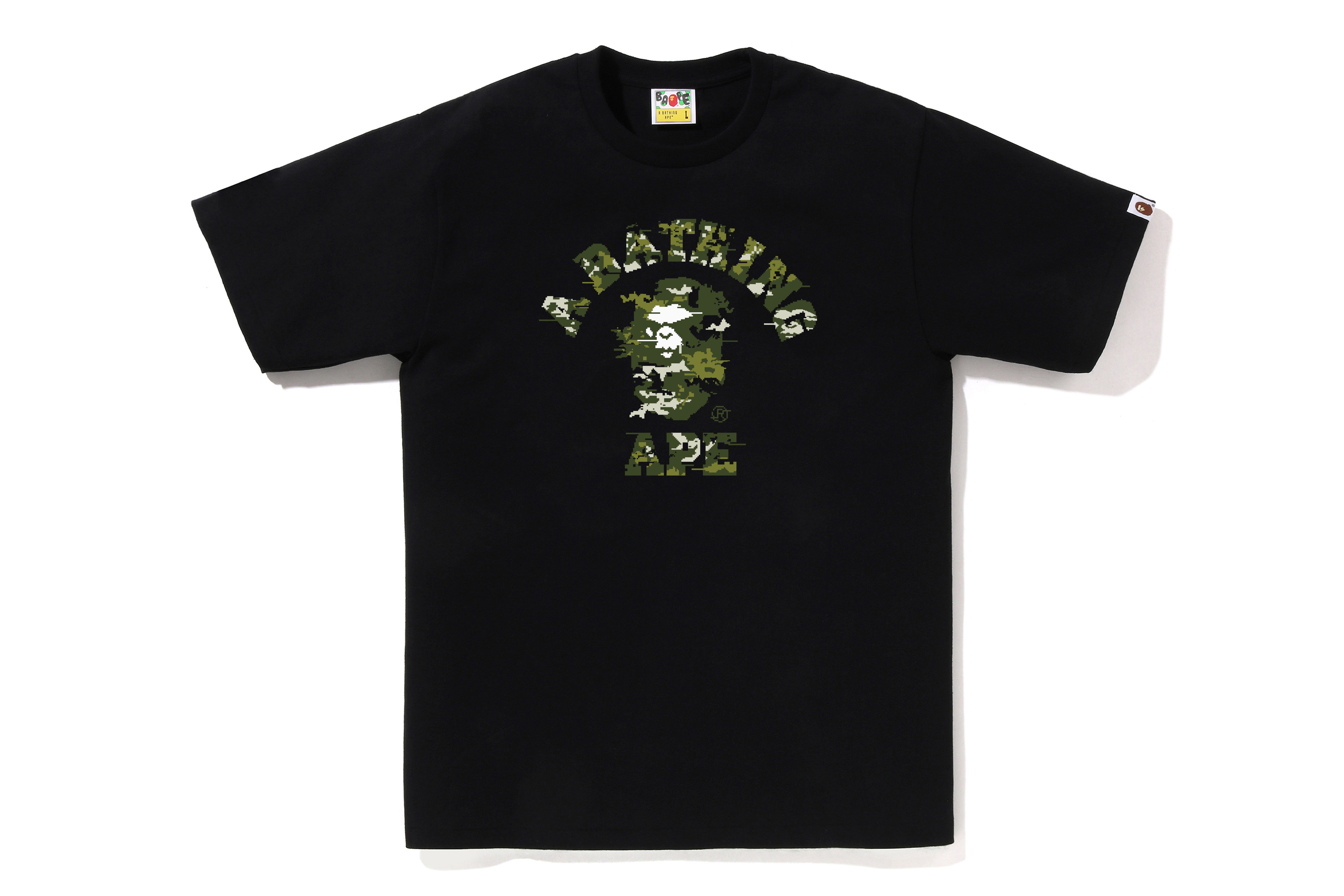 MULTI PIXEL CAMO COLLEGE TEE – eu.bape.com